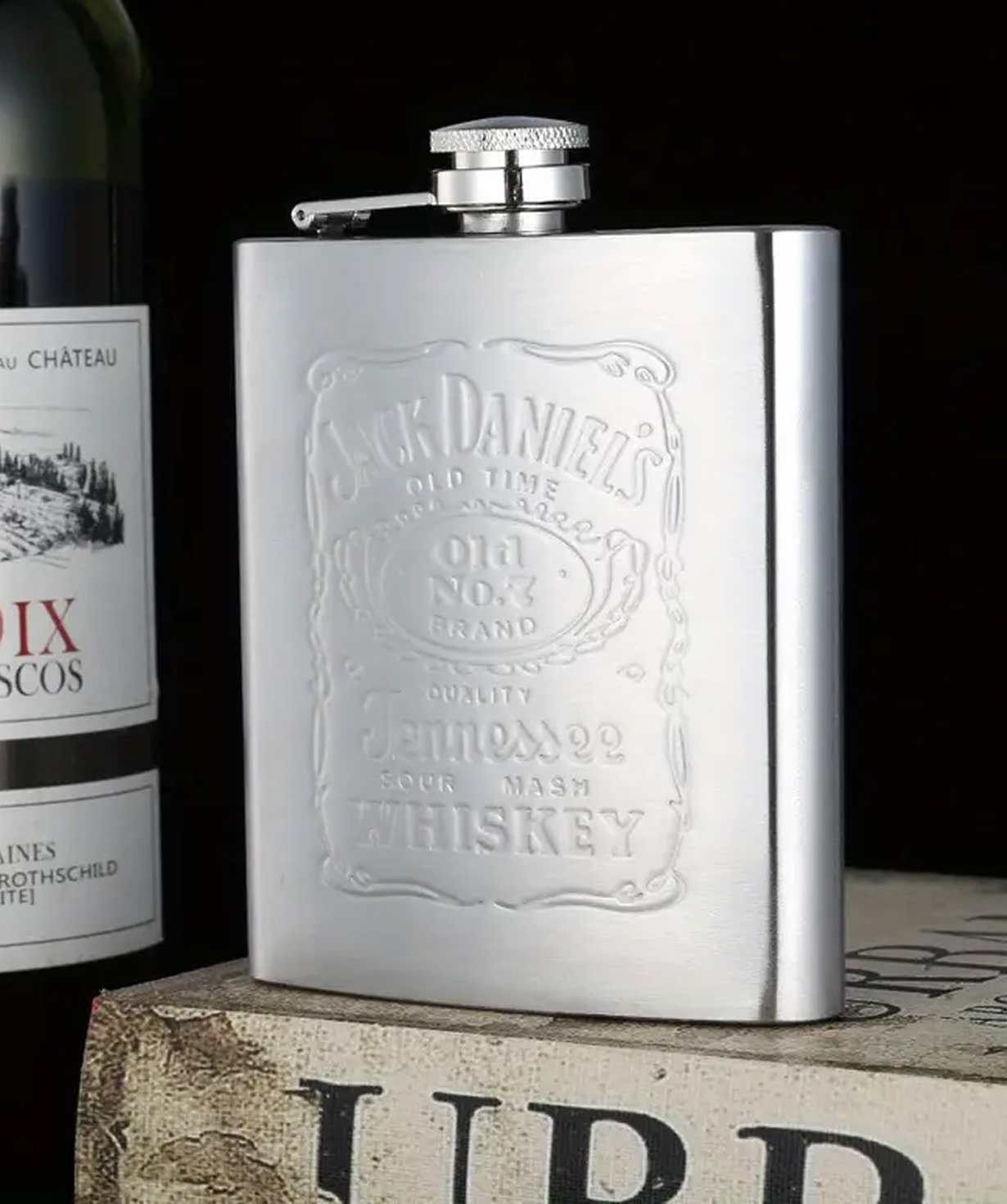 Flask «Gift Store» for men №4