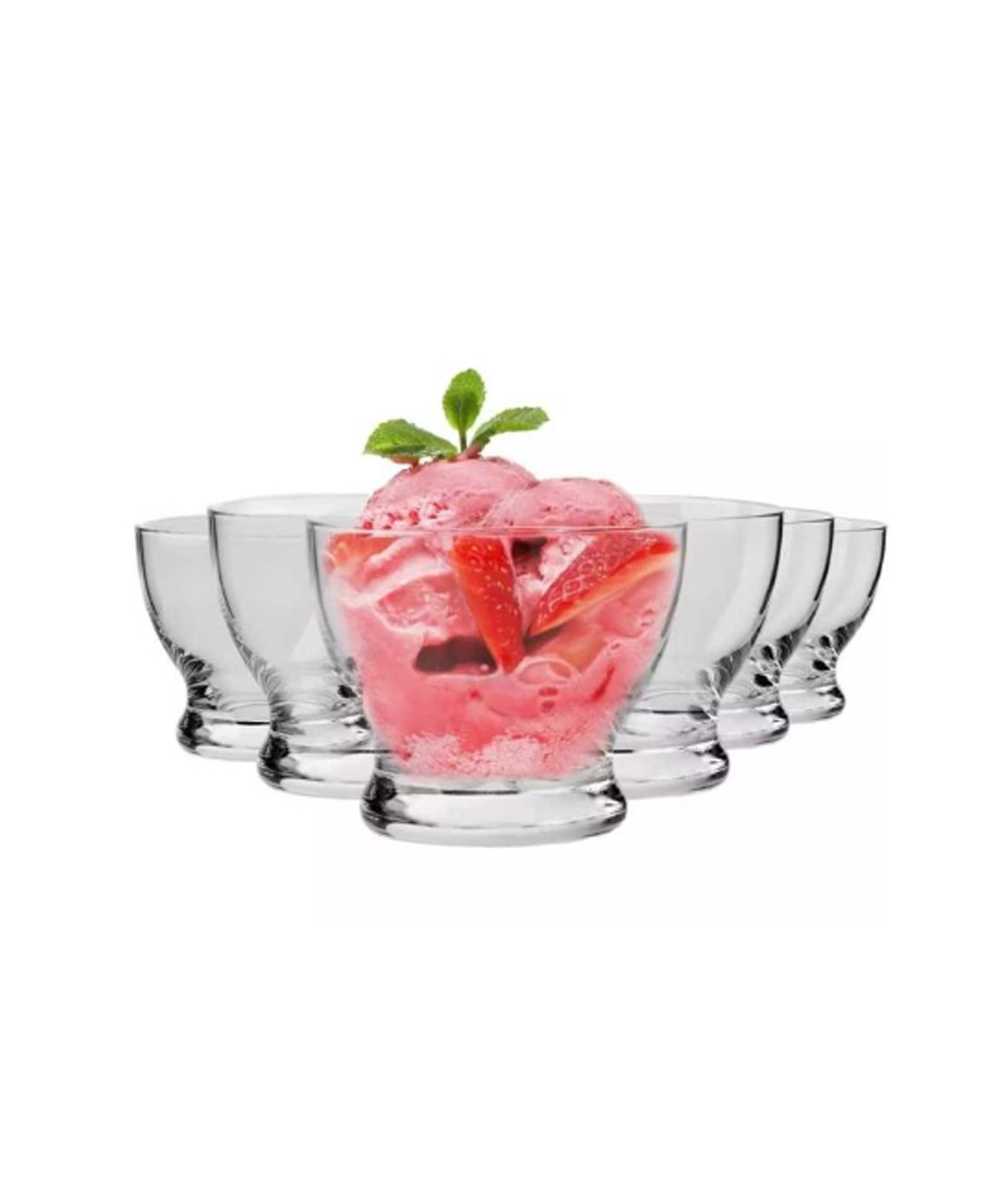 Ice cream bowls set ''Pure'' 6 pcs