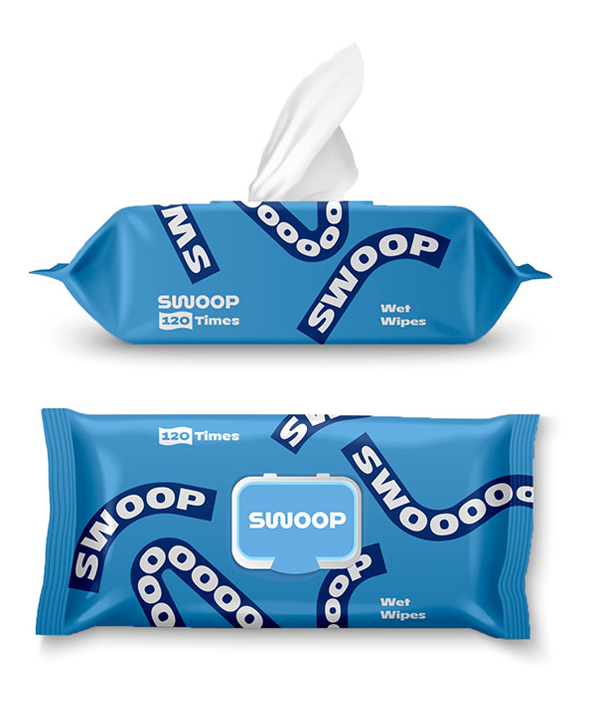 Wet wipes SWOOP 120 PCS