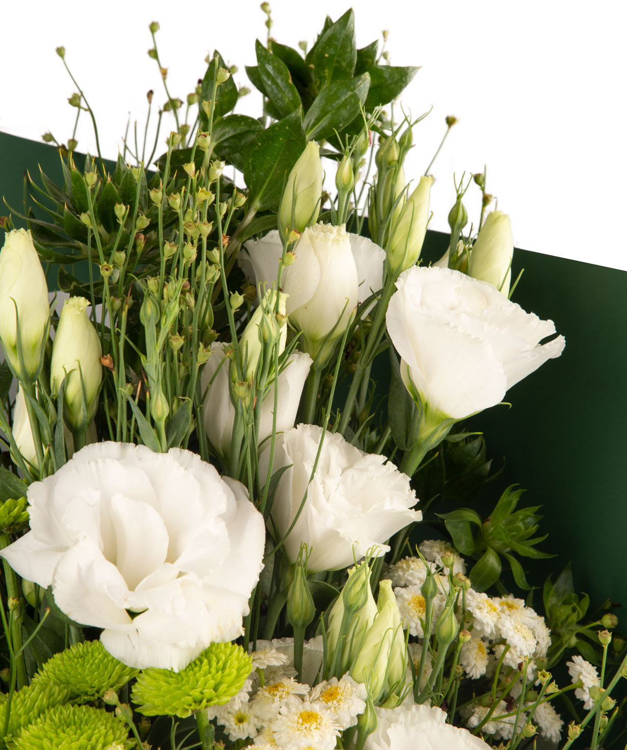 Bouquet ''Sulina'' with lisianthus and chrysanthemums