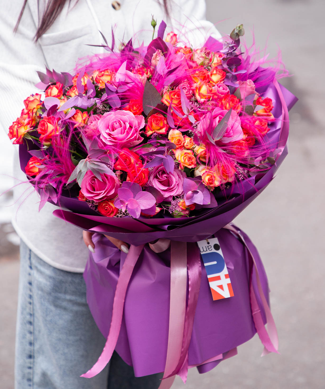 Bouquet «Glyfada» with roses