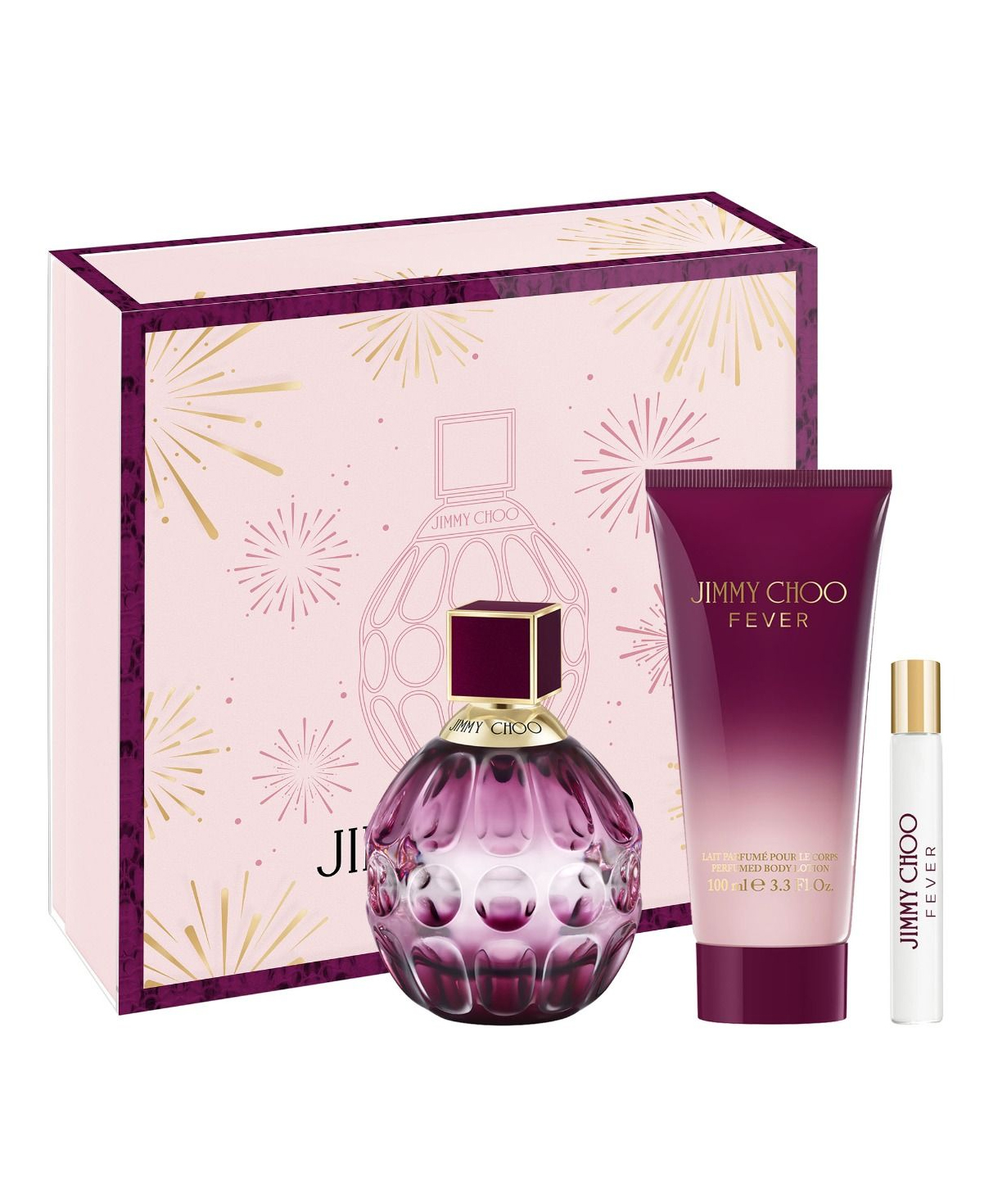 Perfume «Jimmy Choo» Fever, for women, 100+7,5+100 ml