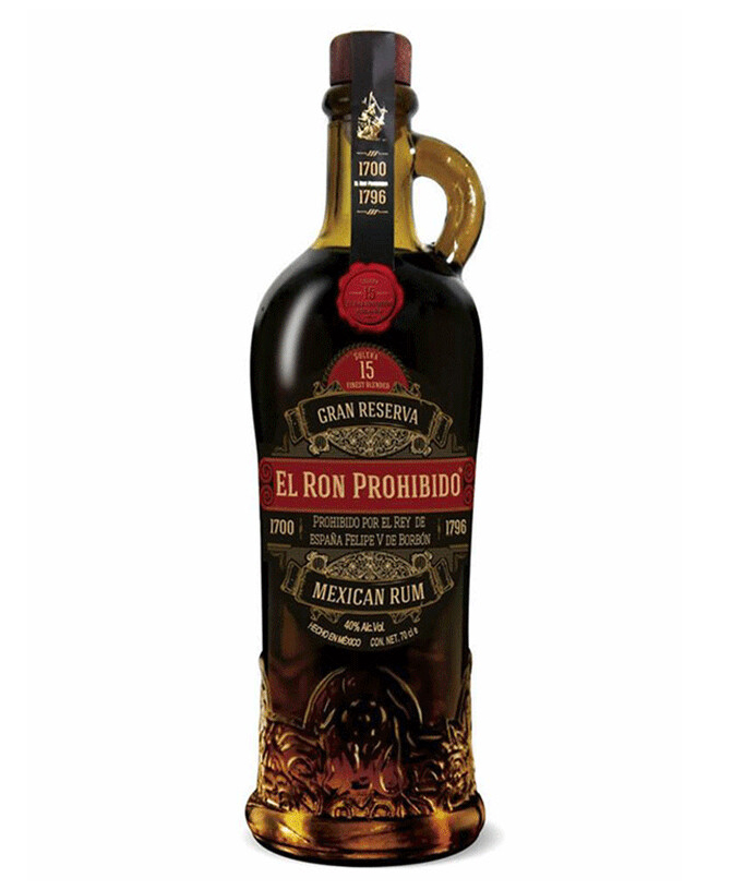 Rum `El Ron Prohibido` 15 years old 0.75l