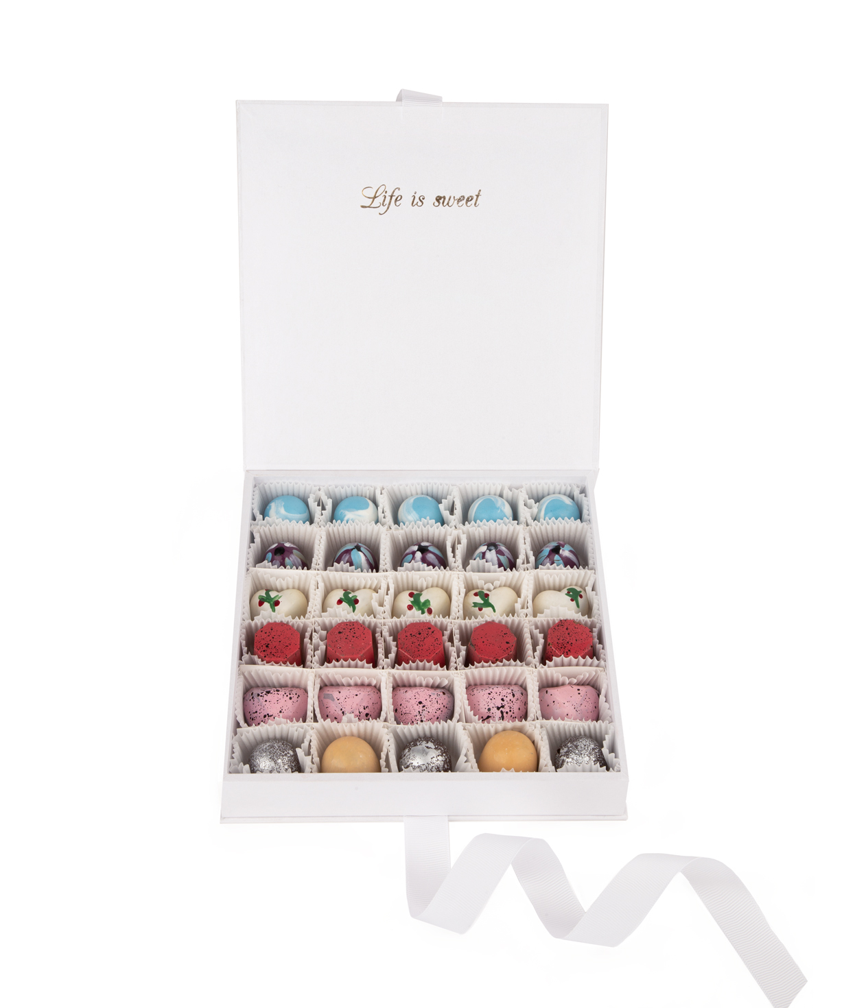 Collection `Lara Chocolate` with fruit and chocolate filling