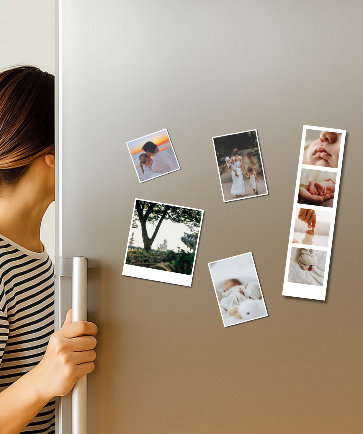 Photo magnets for the refrigerator «Magniser», mix 5 pcs