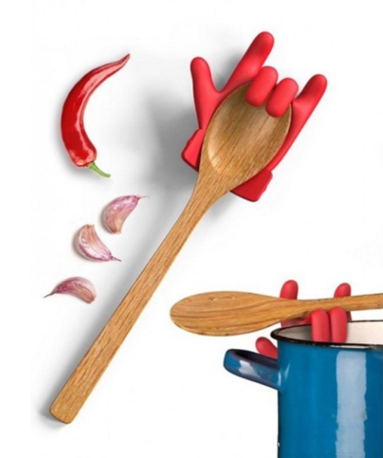 Potholder `Creative Gifts` hand, for a spoon
