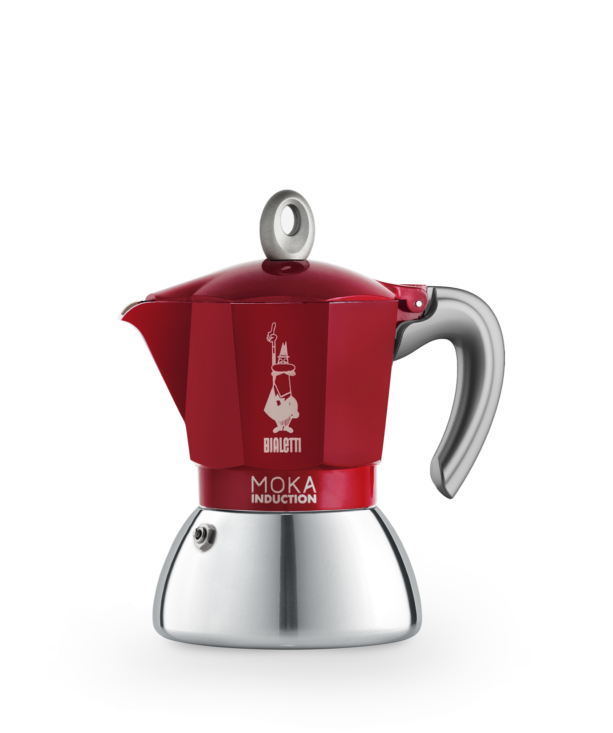 Кофеварка «Bialetti» Moka Induction Red, 4 чашки
