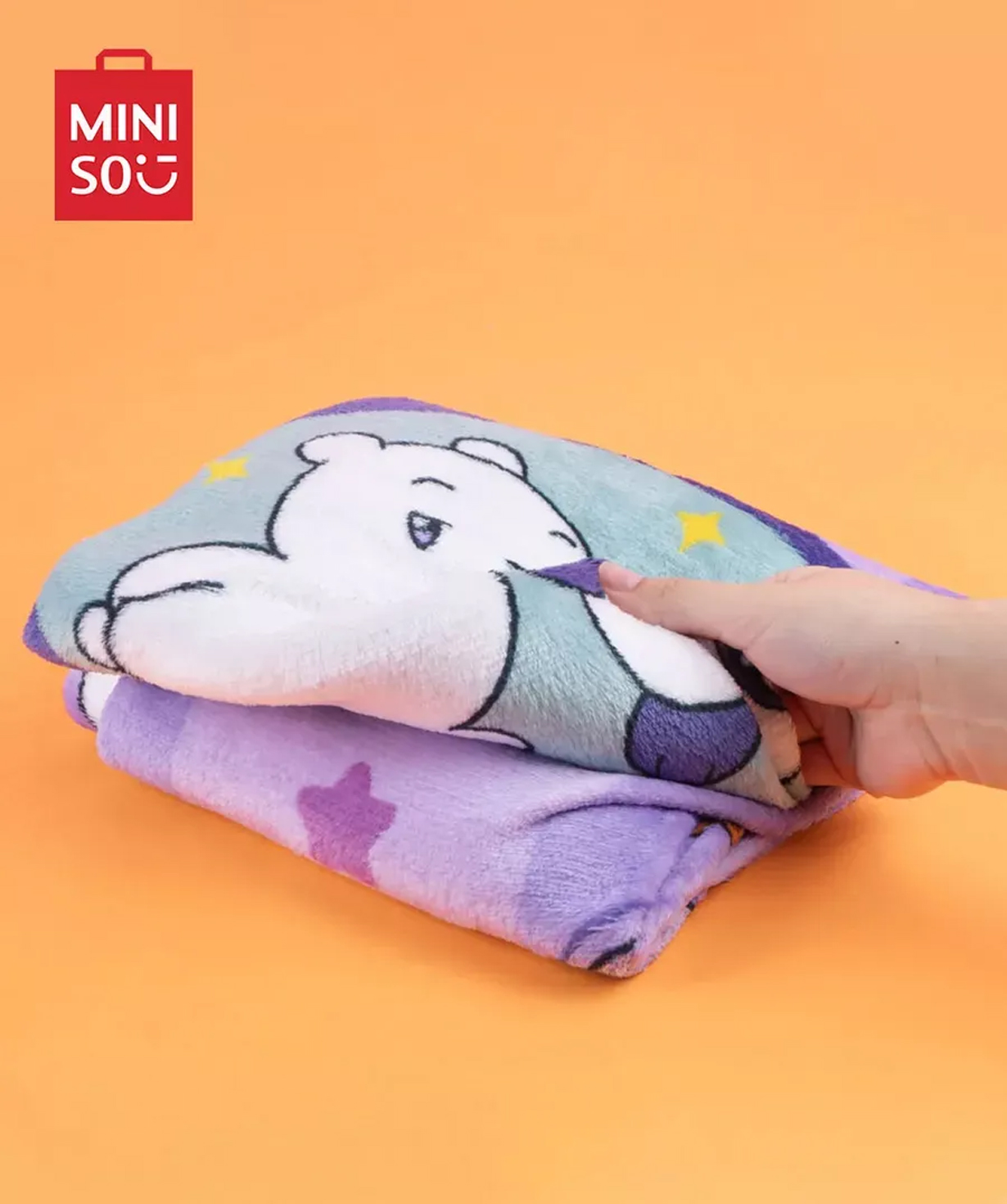 Плед «Miniso» We Bare Bears  (90х120 см)