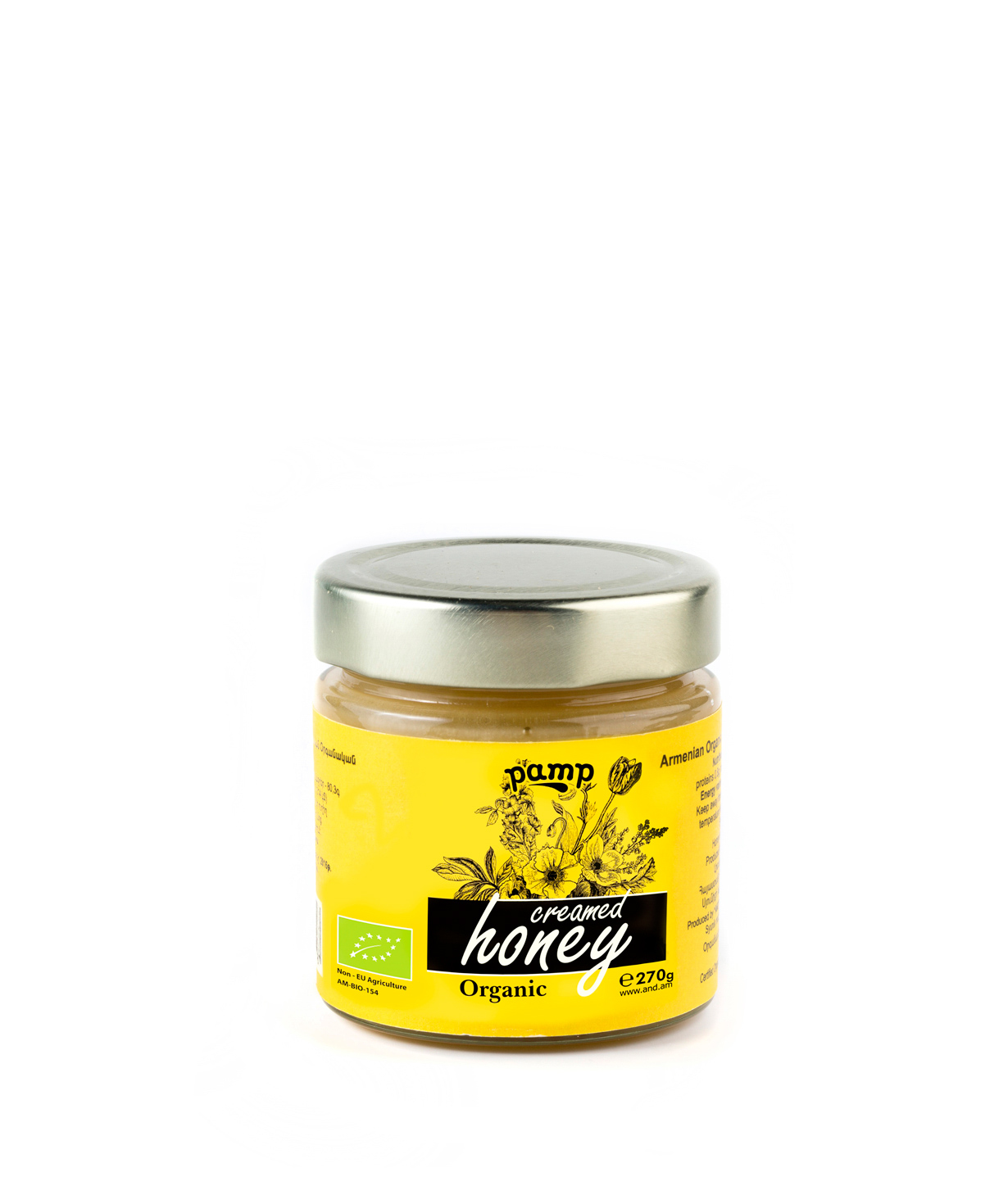 Կրեմ-մեղր «Pamp Honey» օրգանիկ 270 գ