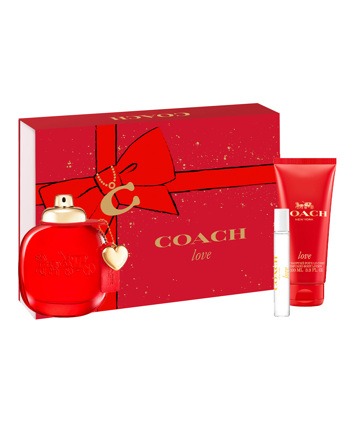 Perfume «Coach» Love, for women, 90+7.5+100 ml