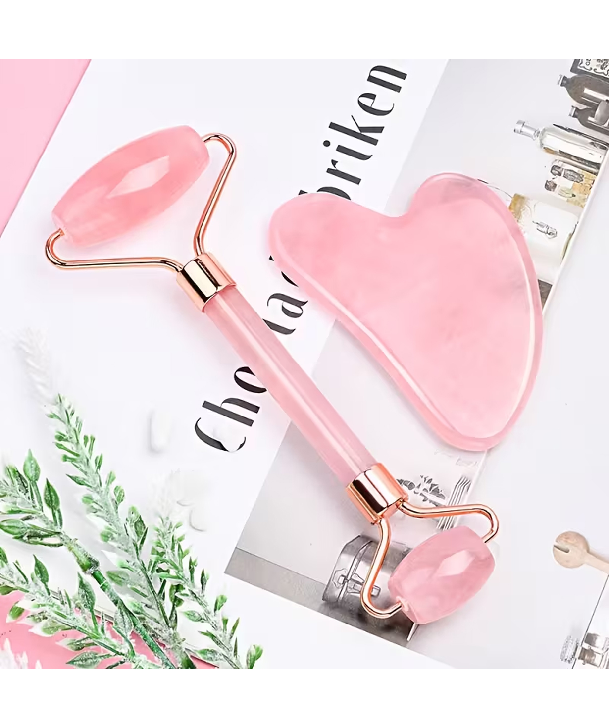 Face massage set «Pink»