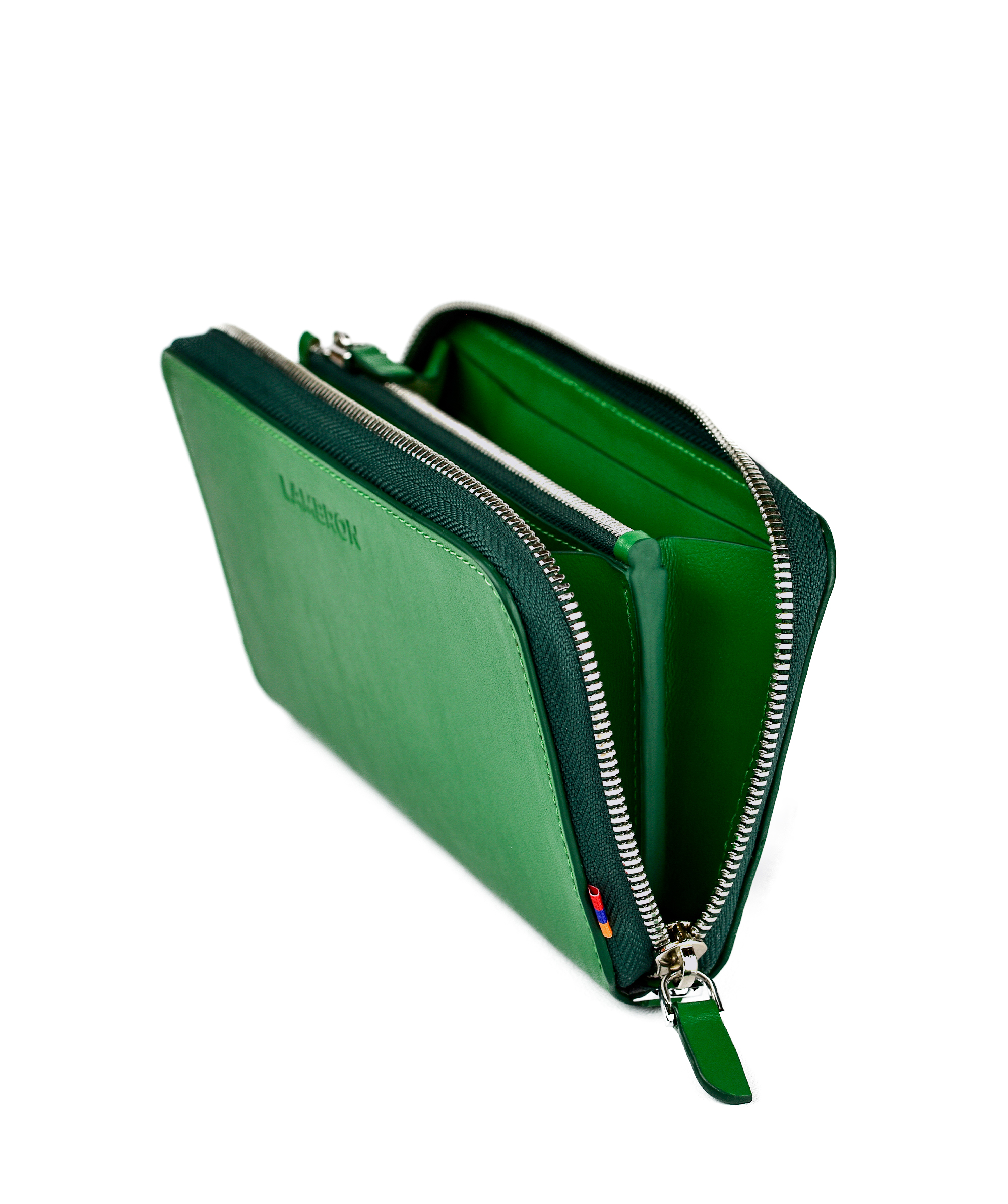 Wallet «Lambron» Green Ray travel Ziper