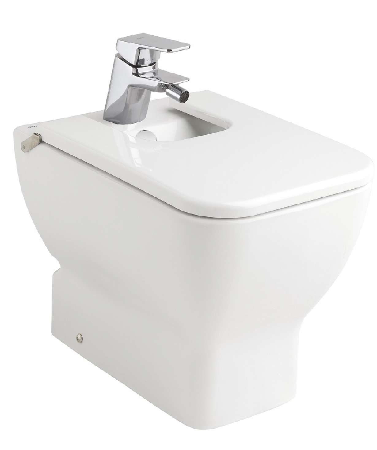 GALA 2736001 EMMA SQUARE BIDET FLOORSTANDING BACK TO WALL WHITE