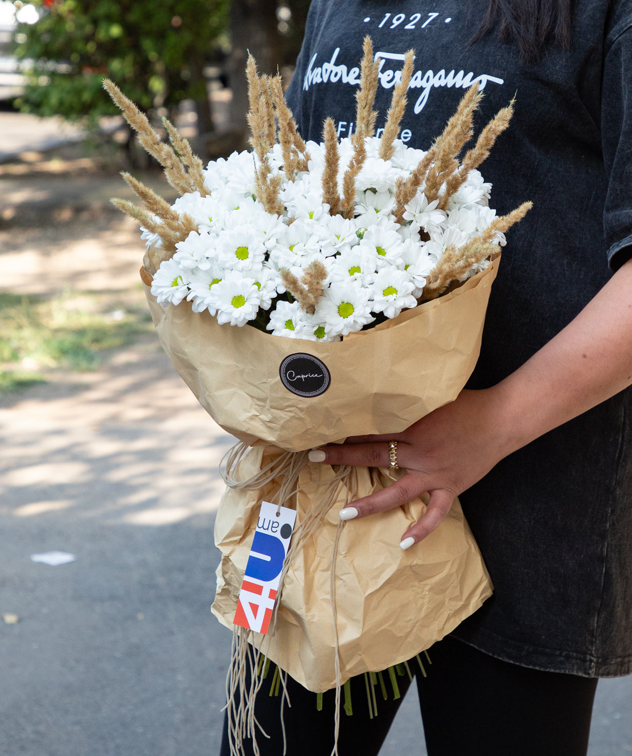 Bouquet «Herrenalb» with chrysanthemums