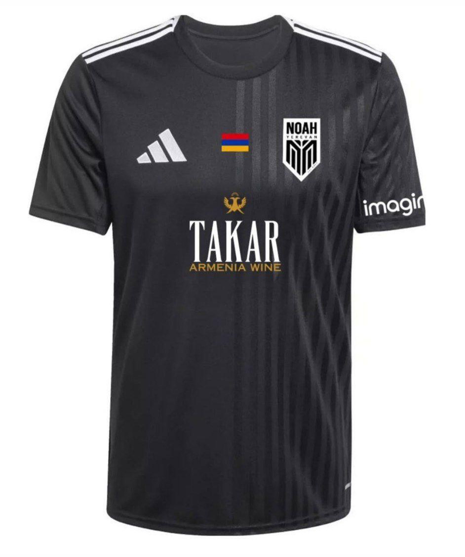 Football T-shirt «Noah» branded, black №2