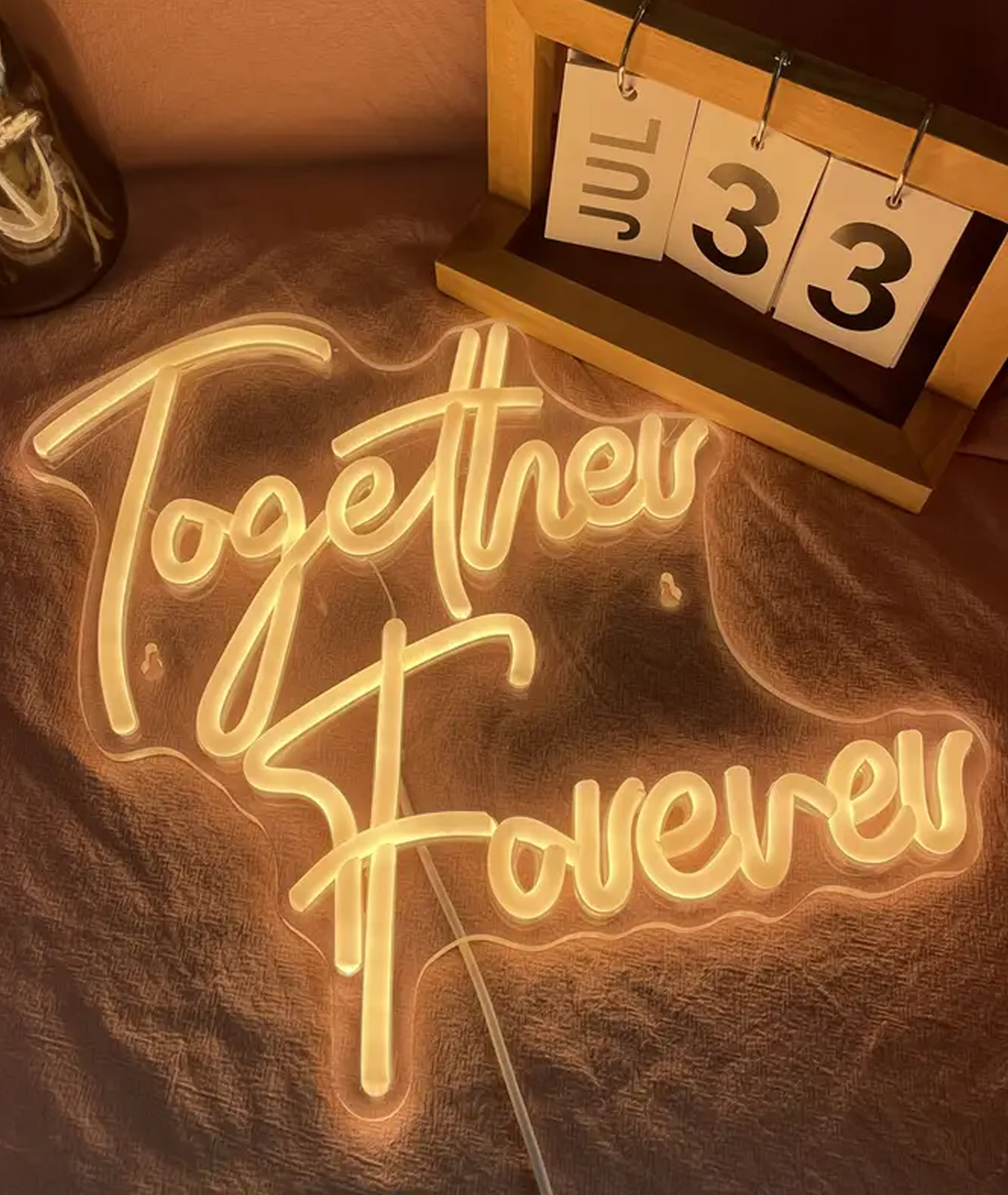 Neon light «Gift Store» Forever Together №137