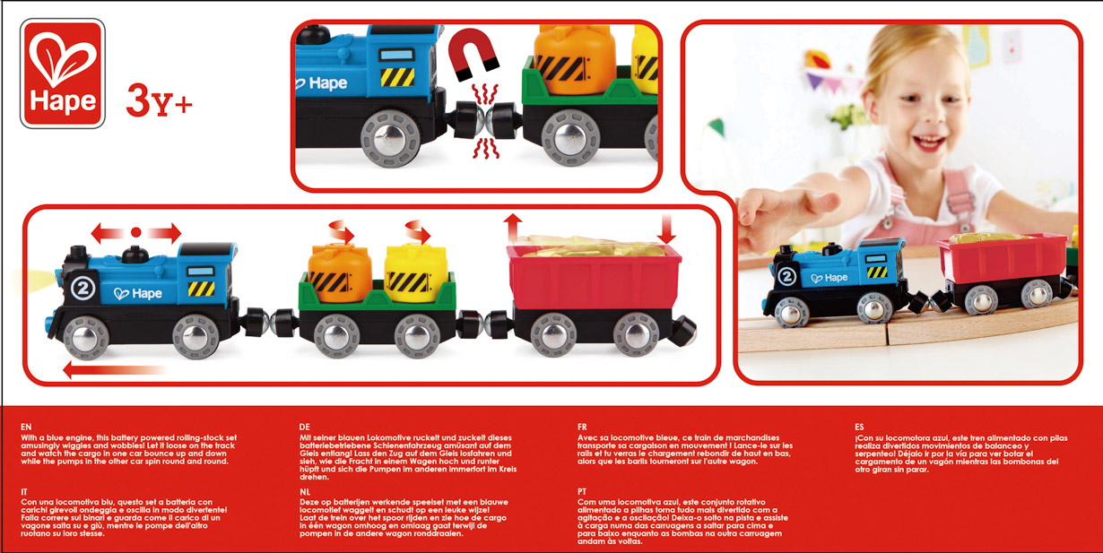 Battery-operated train «Hape» HP-H3720