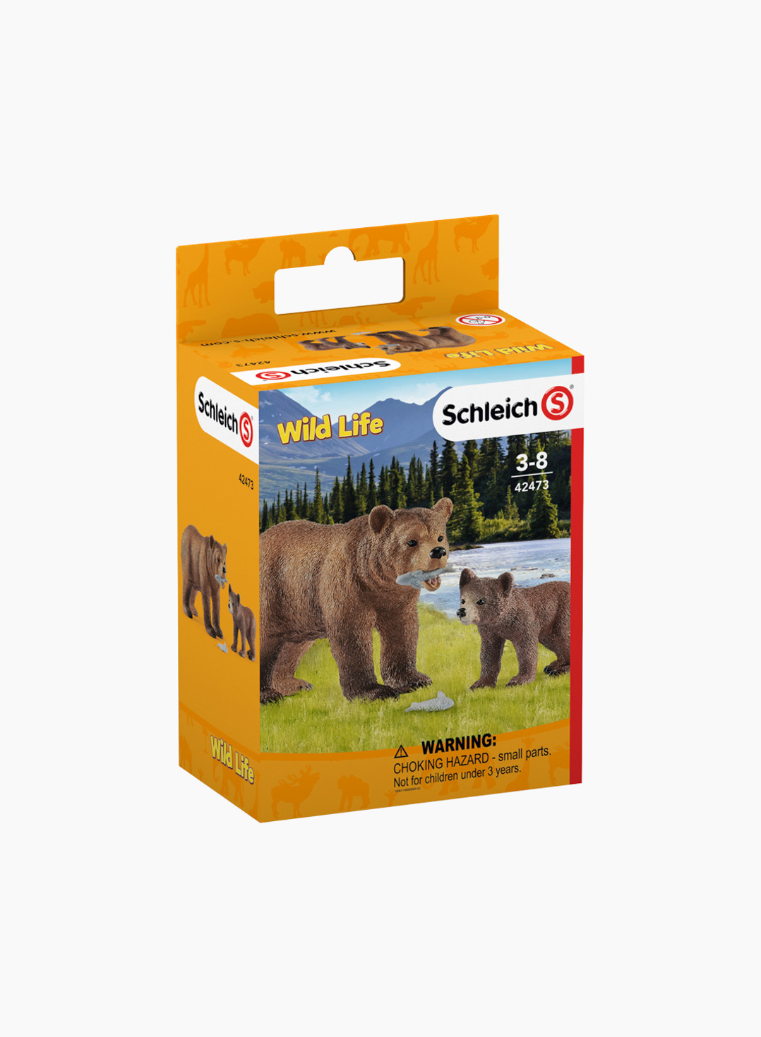 Schleich Animal figurines set «Grizzly bear mother with cub»