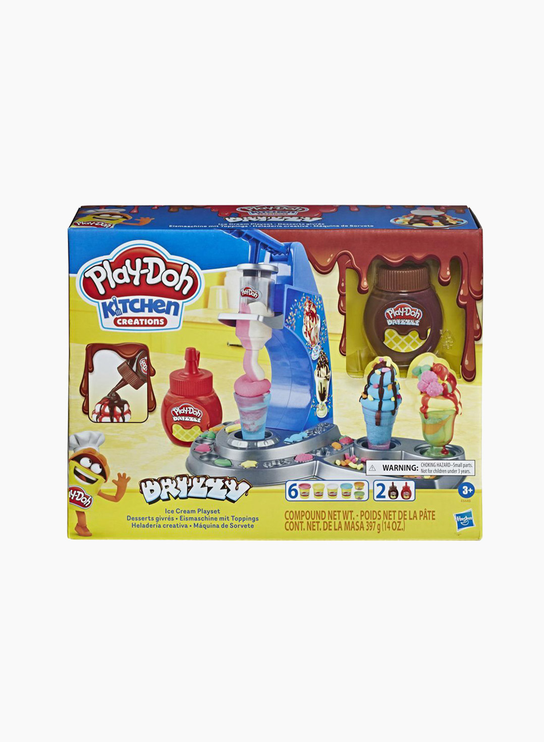 Hasbro Пластилин PLAY-DOH Набор Мороженое с глазурью
