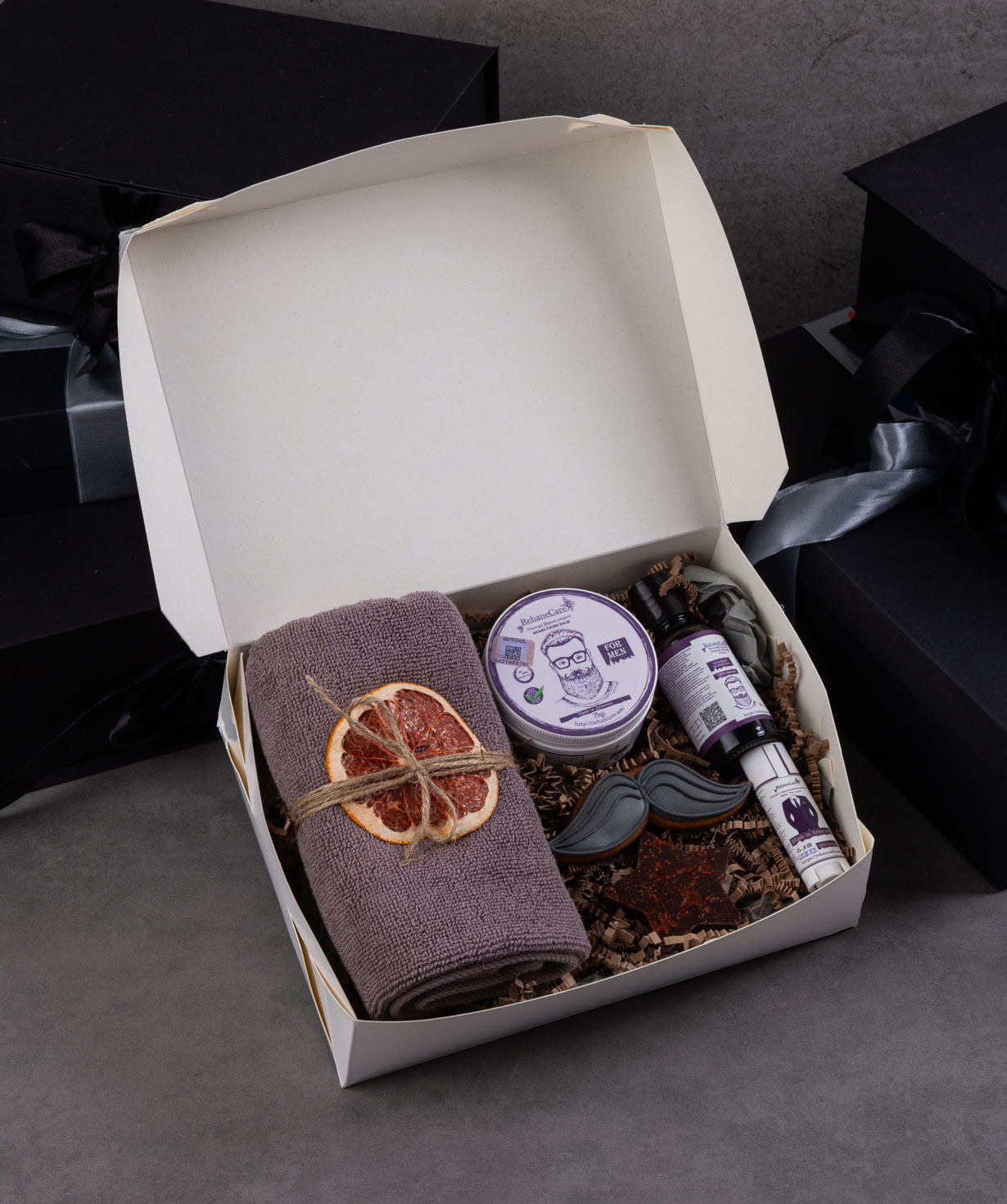 Gift box «THE BOX» №3556 For men Moustache