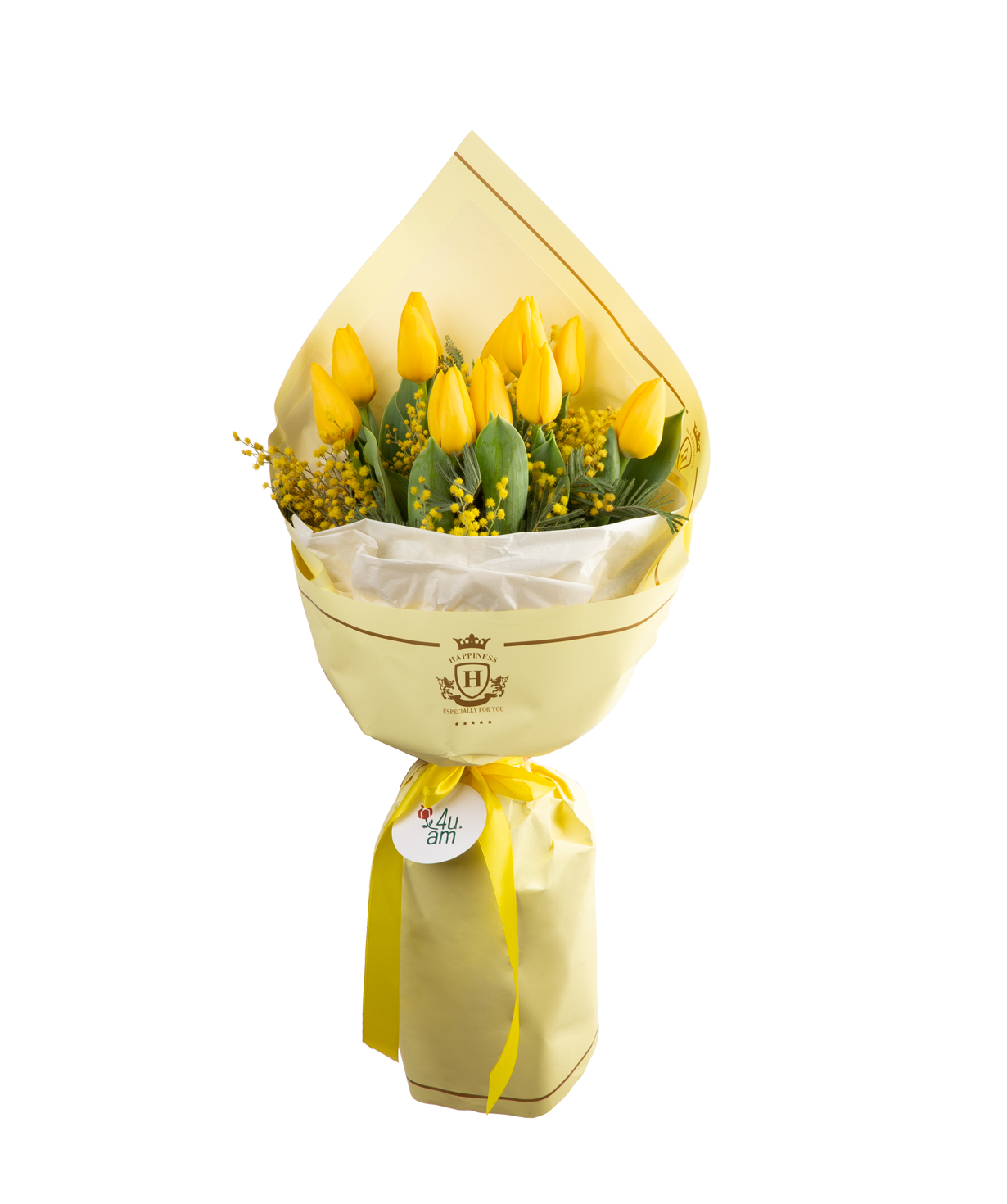 Bouquet «Bella» with tulips №5