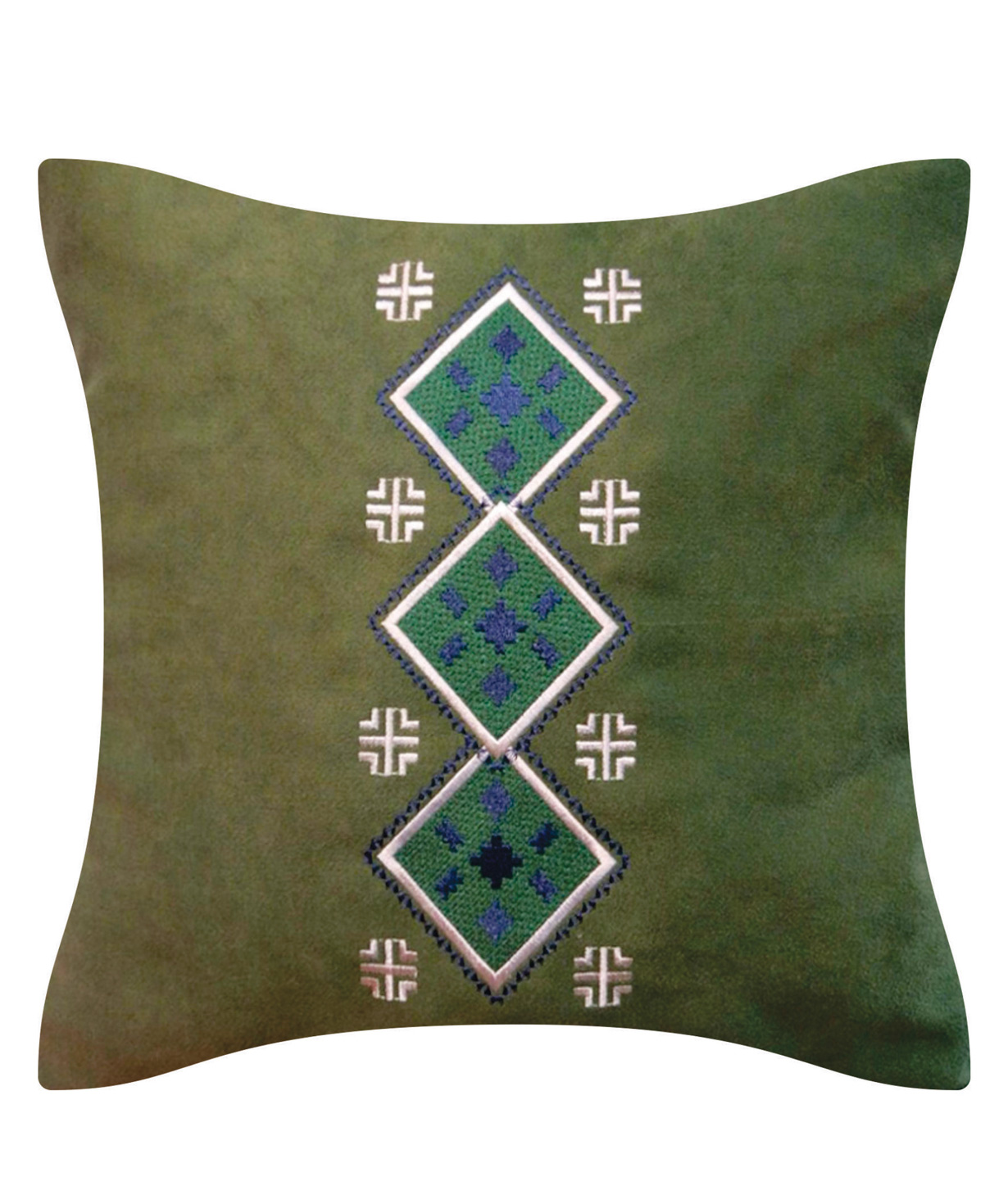 Pillow `Miskaryan heritage` embroidered with Armenian ornament №39
