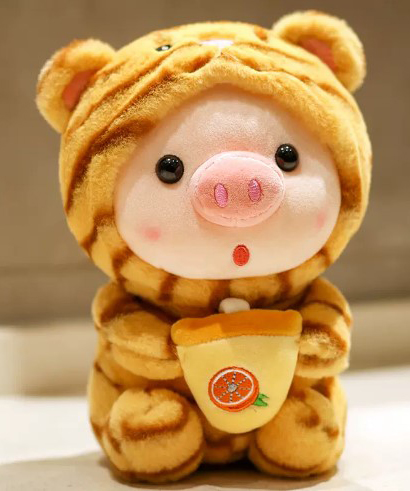 Soft toy, Piggy-Tiger, 25 cm