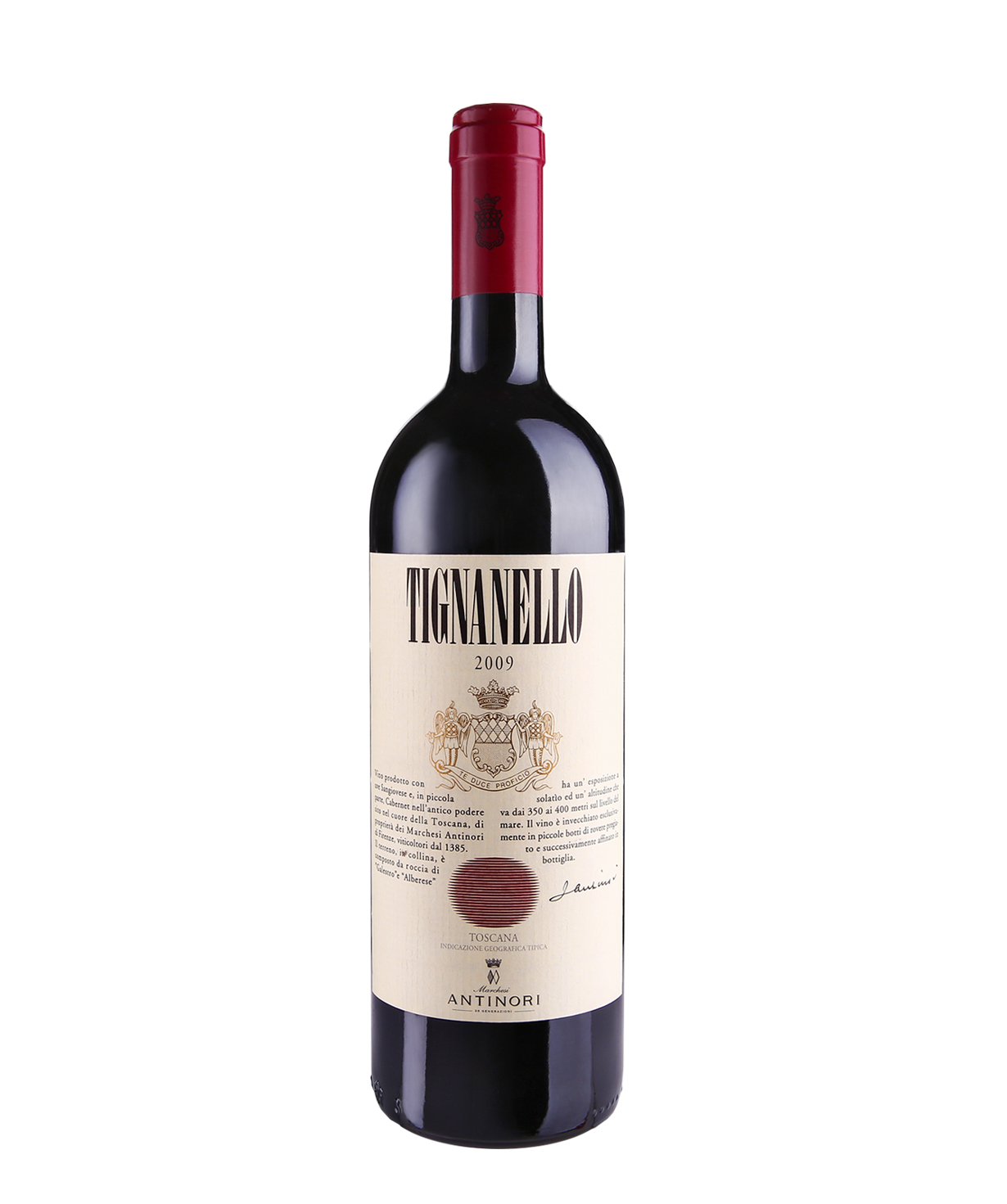 Wine `Tignanello` red dry 750 ml