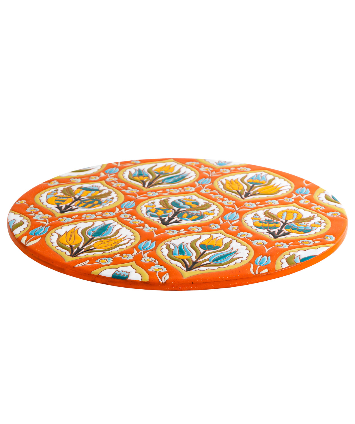 Сырная тарелка `ManeTiles` декоративная, керамическая №32