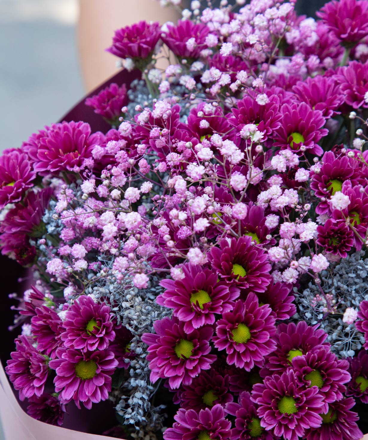 Bouquet «Kissingen» with chrysanthemums