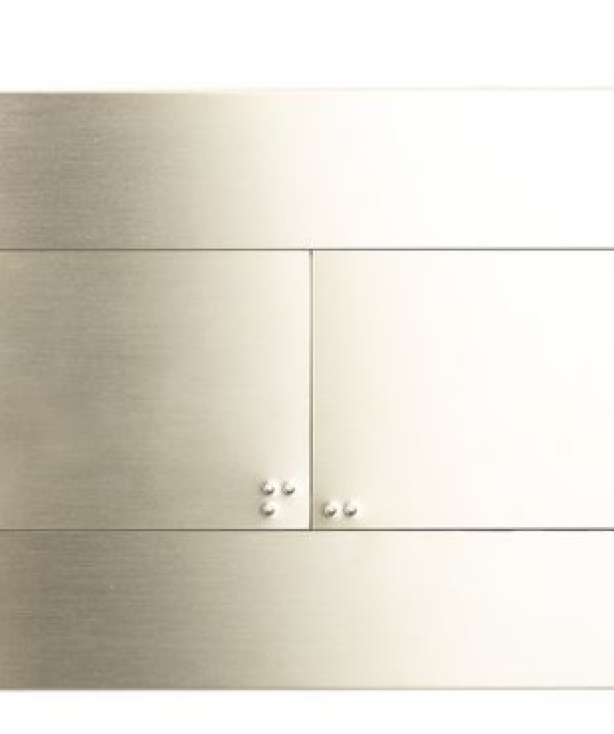 OLI Կոճակ Slim 888561, Inox սպիտակ ոսկի