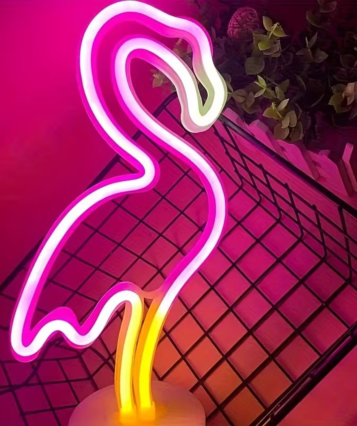 Նեոնային լույս «Gift Store» Flamingo №1214