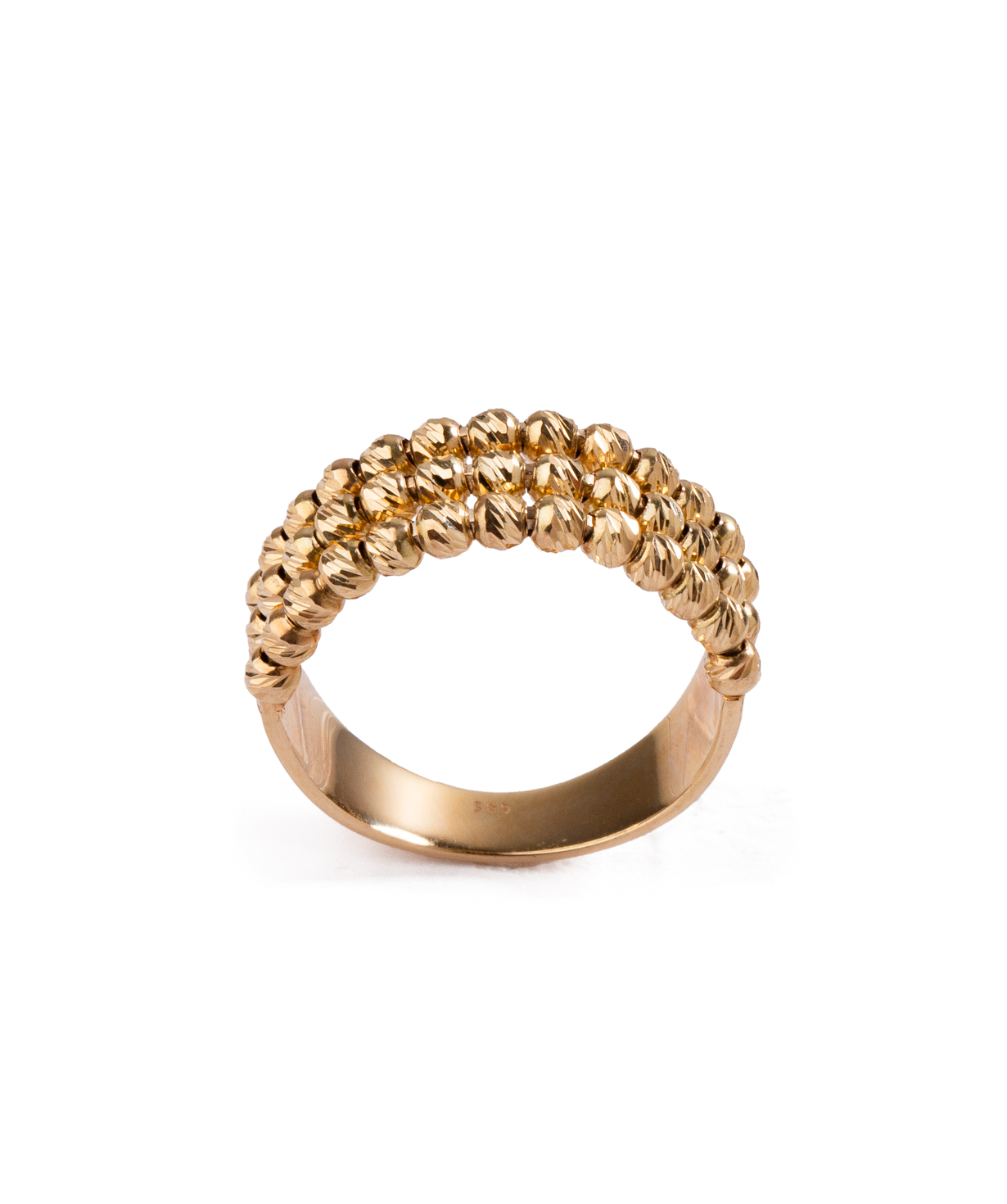 Ring `Less is more` gold №136