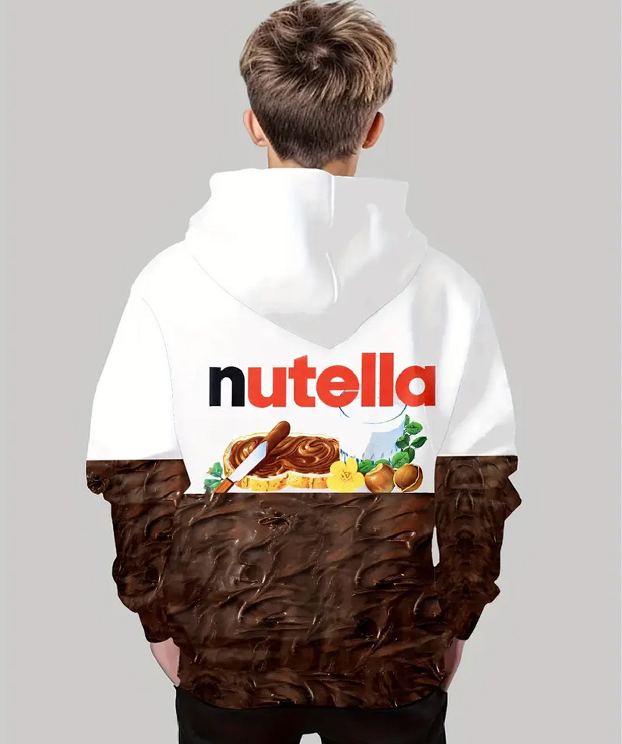 Hoodie «Gift Store» Nutella for children №5