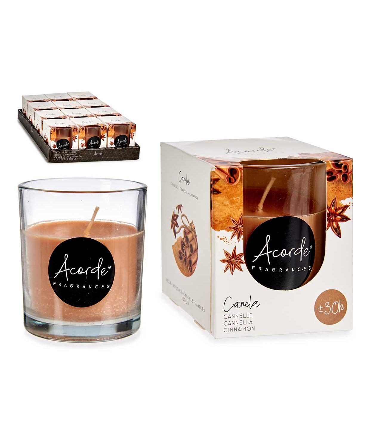 Scented candle «Ashley Home» Cinnamon / 83179