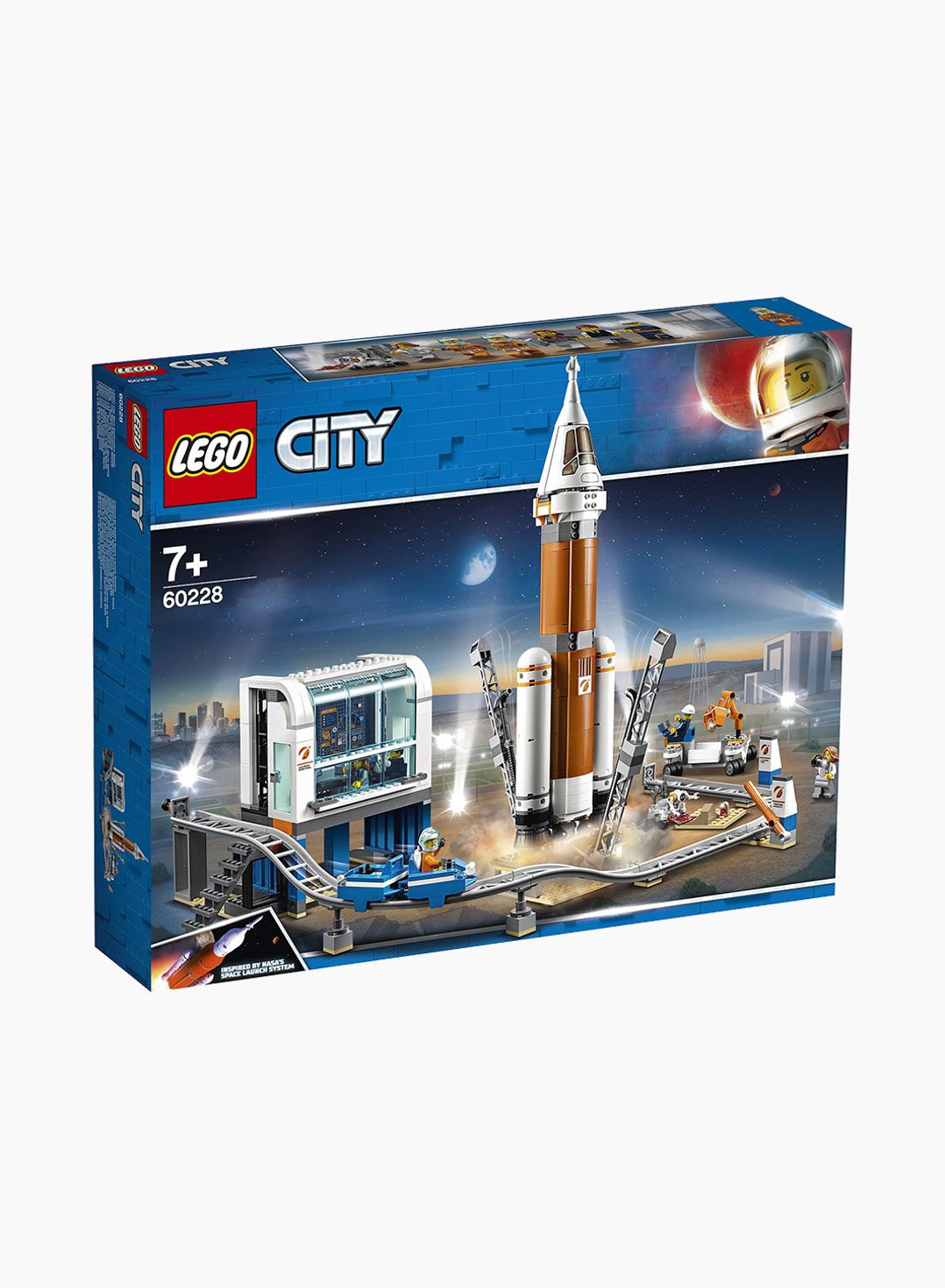 Lego City Կառուցողական Խաղ Տիեզերային Հրթիր և Մեկնարկման Կայան