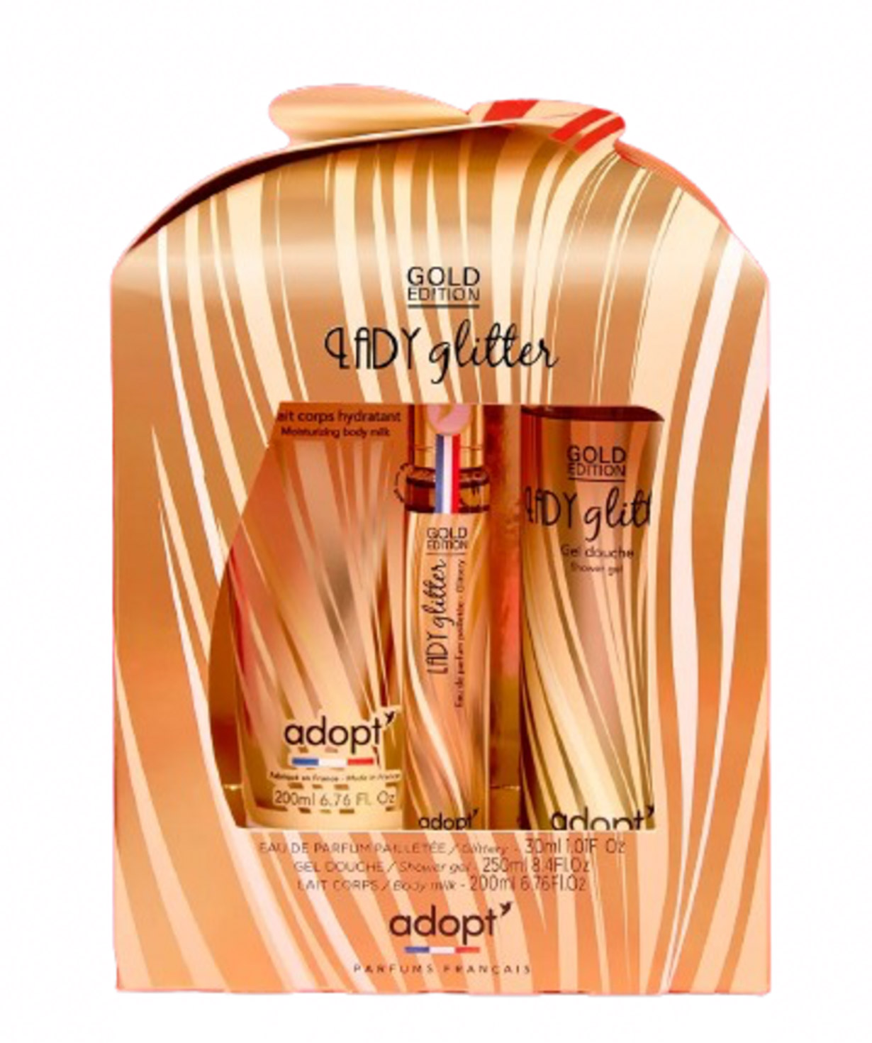 Подарочная коробка «Adopt» Lady Glitter №3, женская