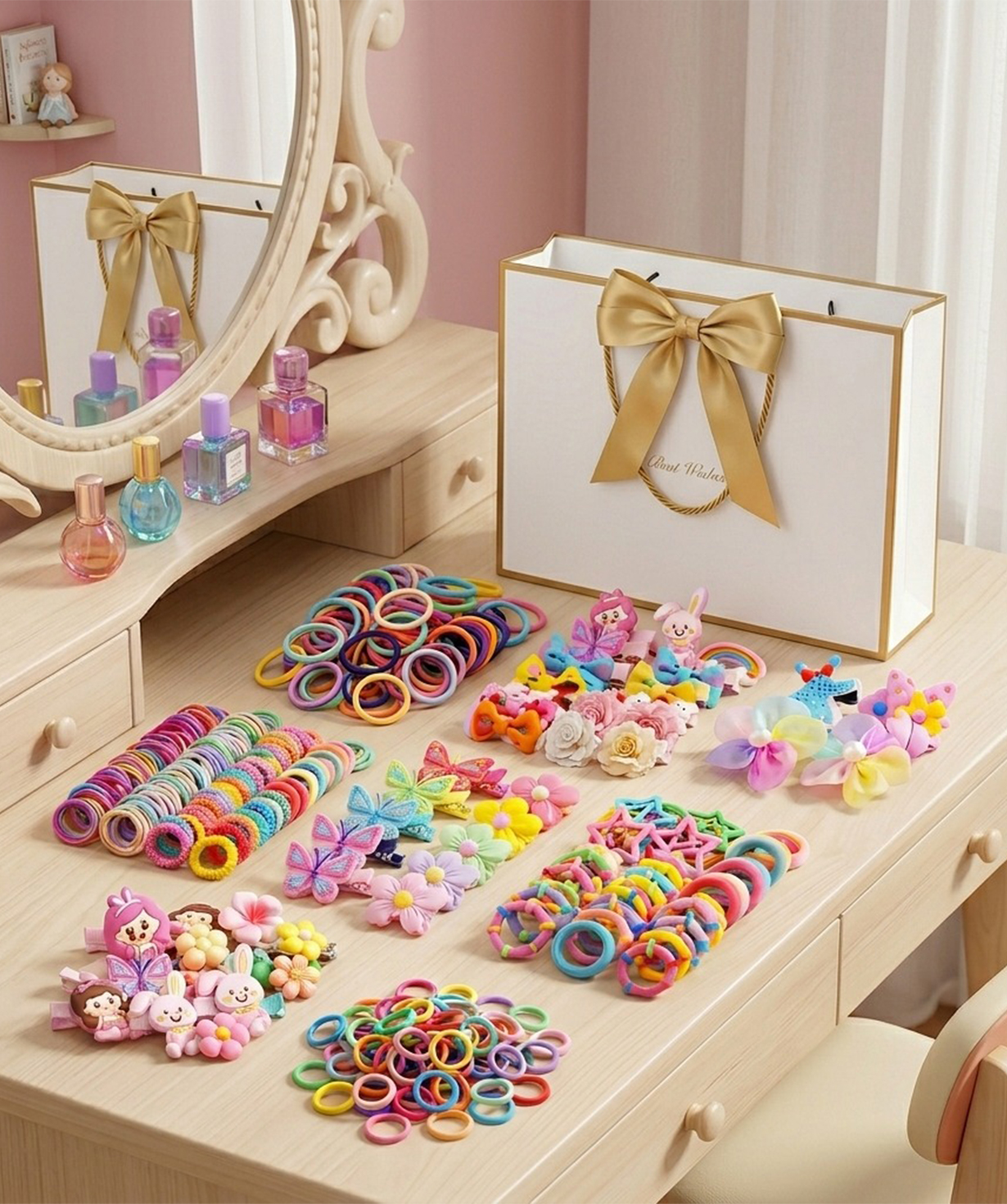 A set of hair ties for girls №18