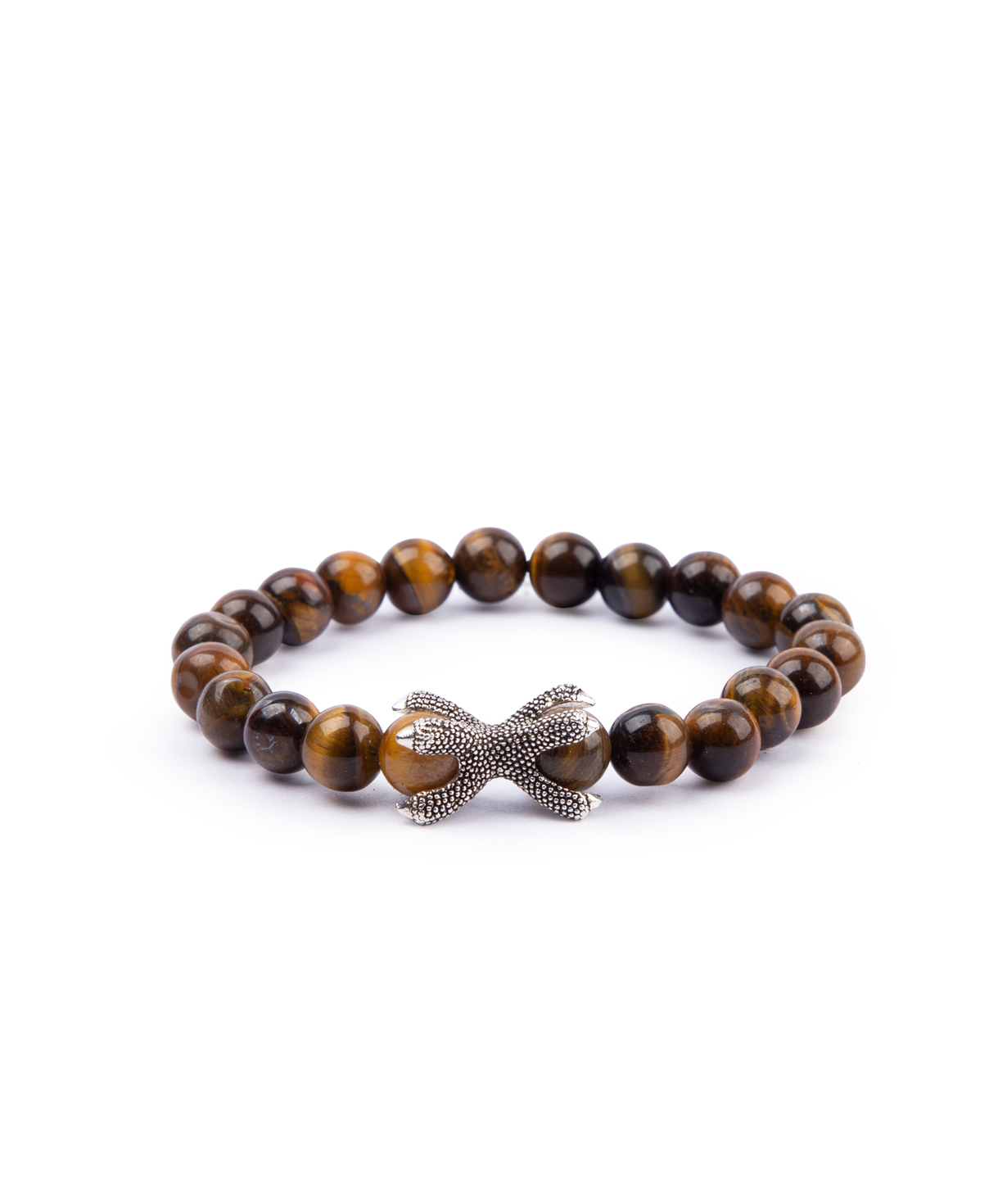 Mens bracelet with natural stones