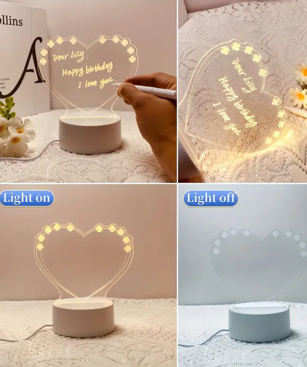 LED Lamp «Gift Store» Heart №2