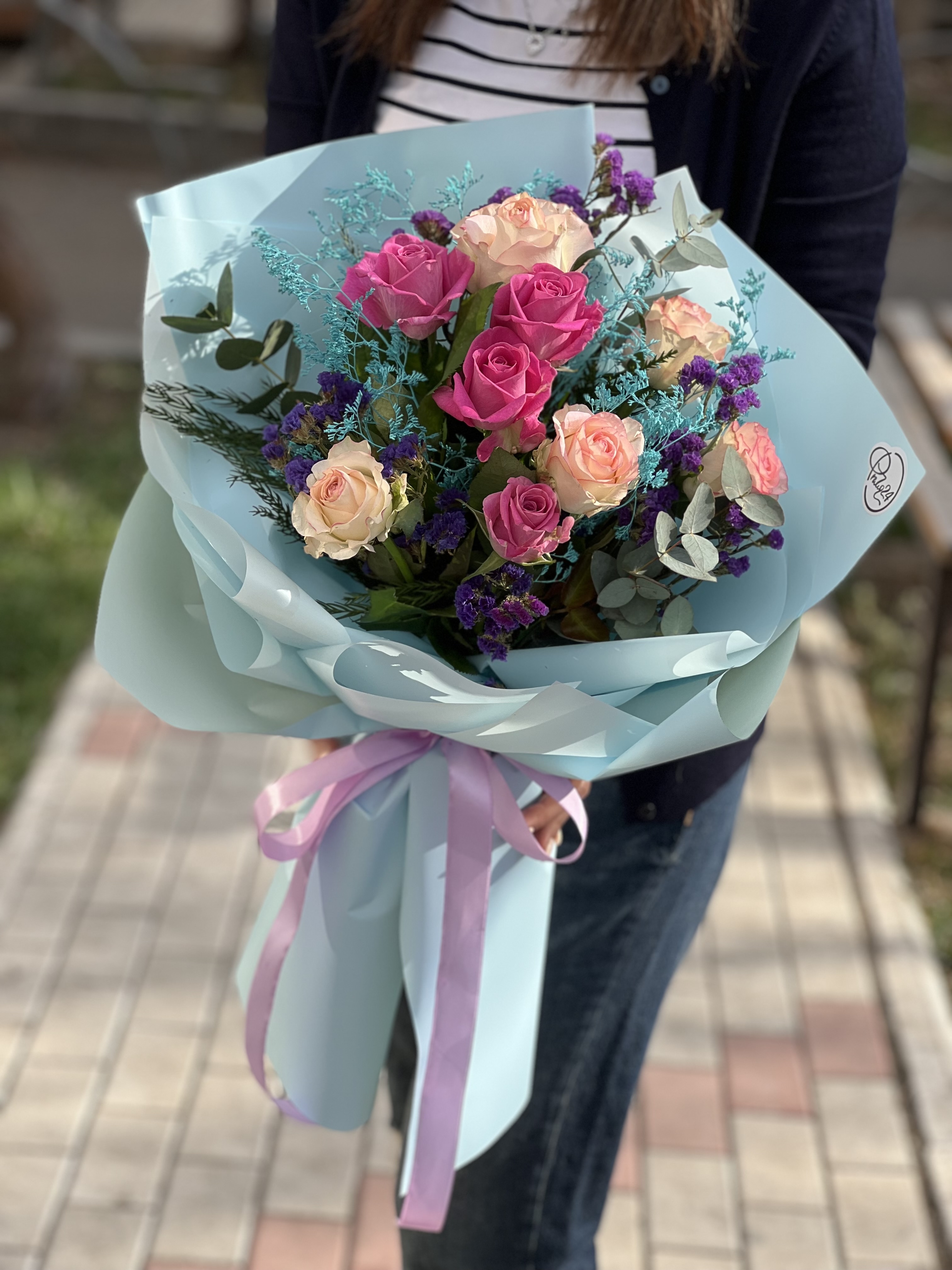 Bouquet «Punj» with roses №69