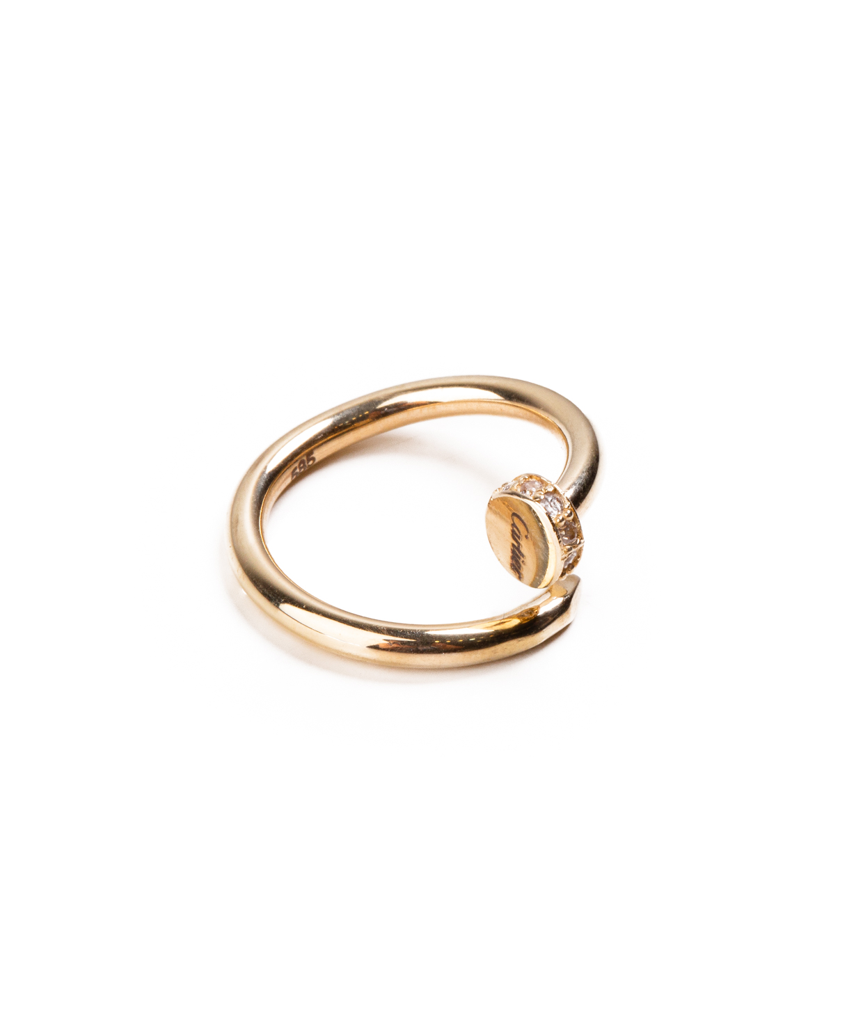 Ring `Less is more` gold №91