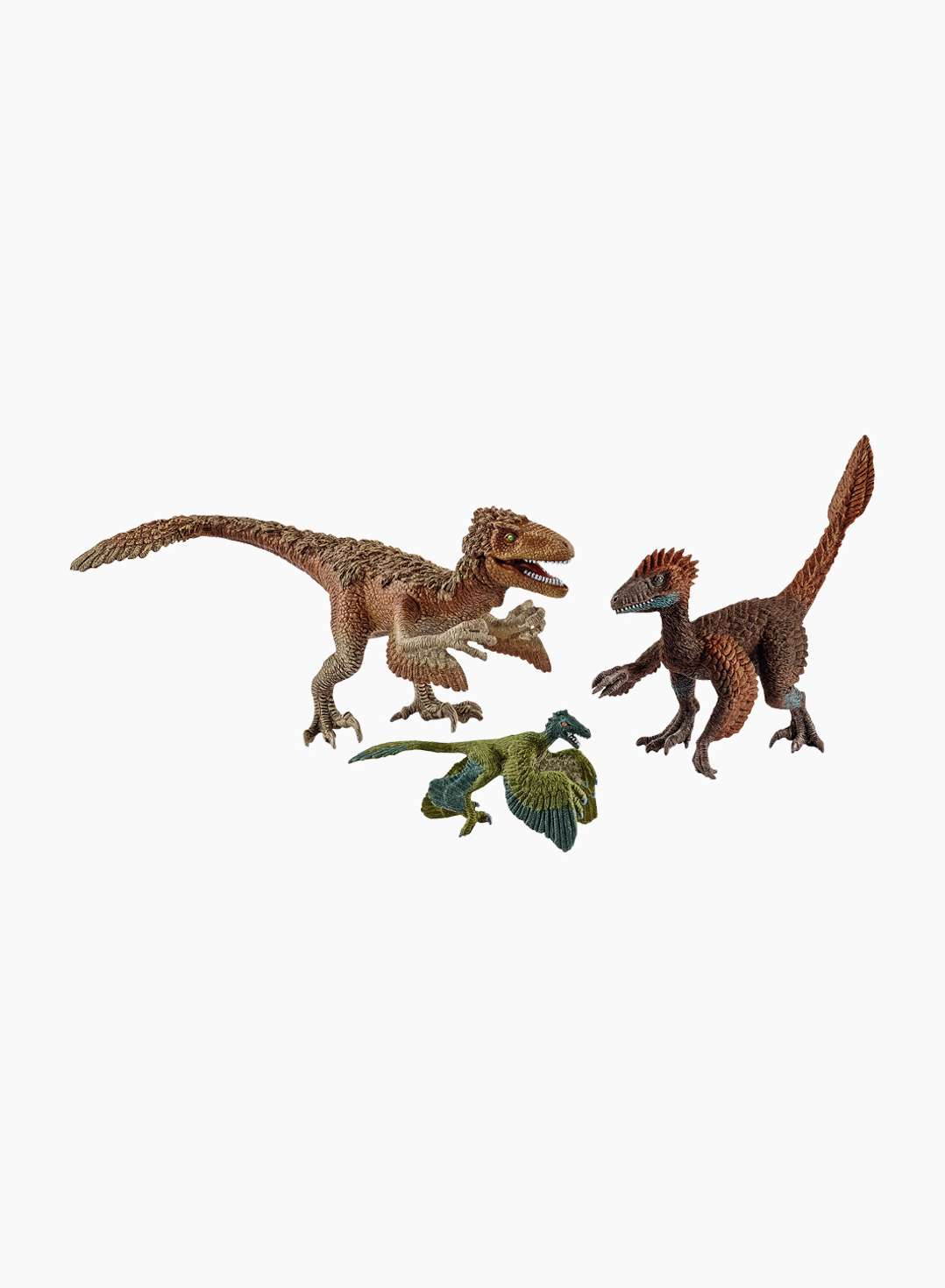 Schleich Դինոզավրերի արձանիկների հավաքածու «Փետրավոր րապտոր»