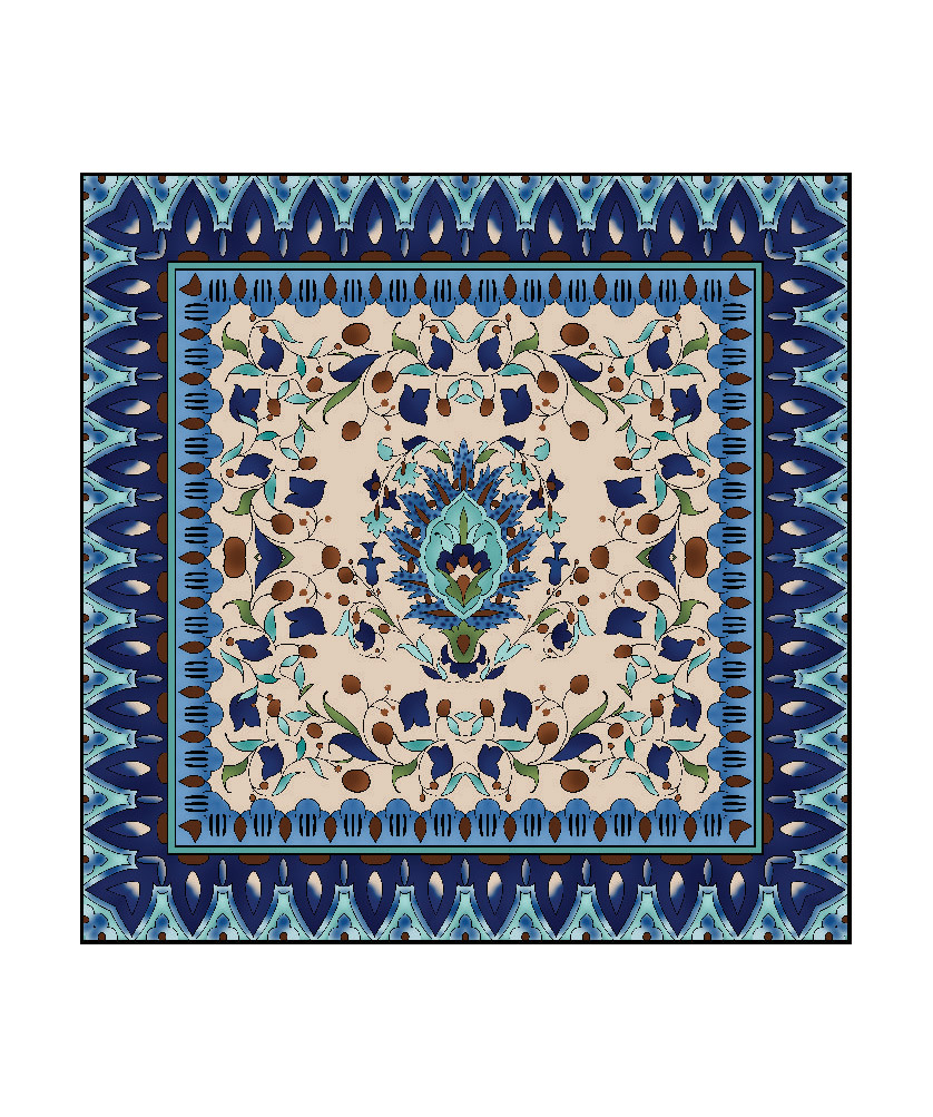 Scarf `Moreni` century 17