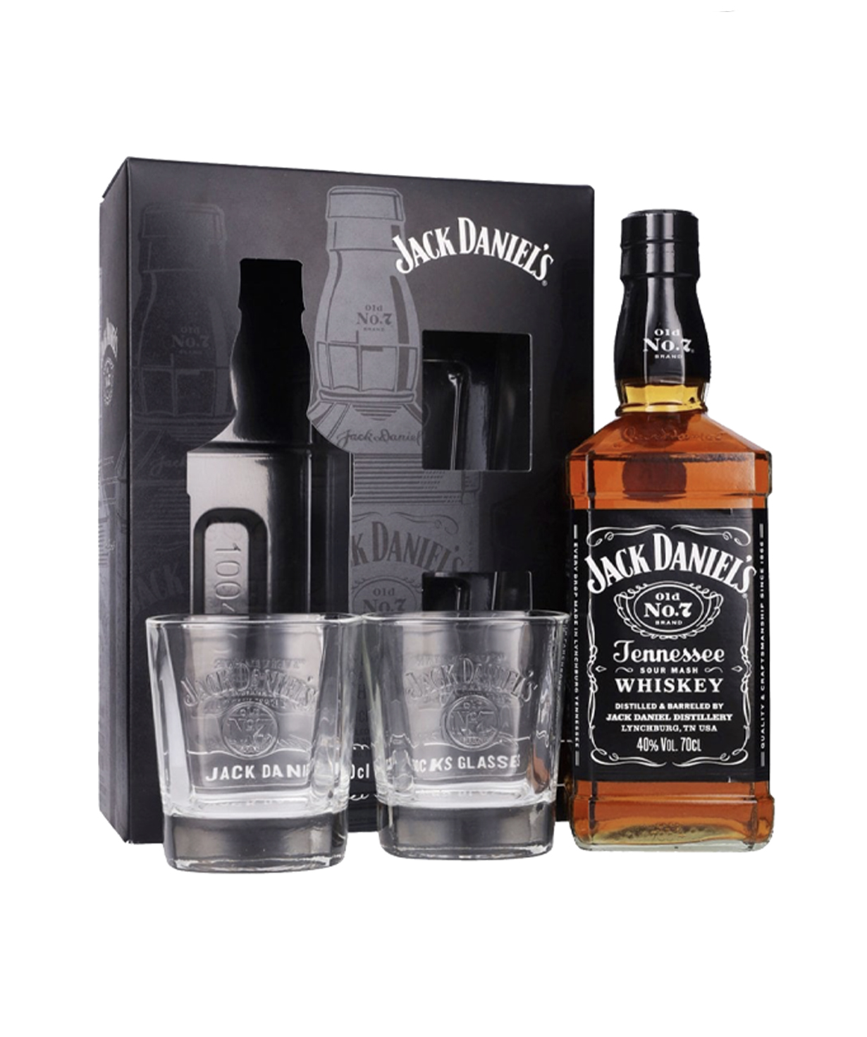 Հավաքածու «Jack Daniel's» վիսկի և բաժակներ