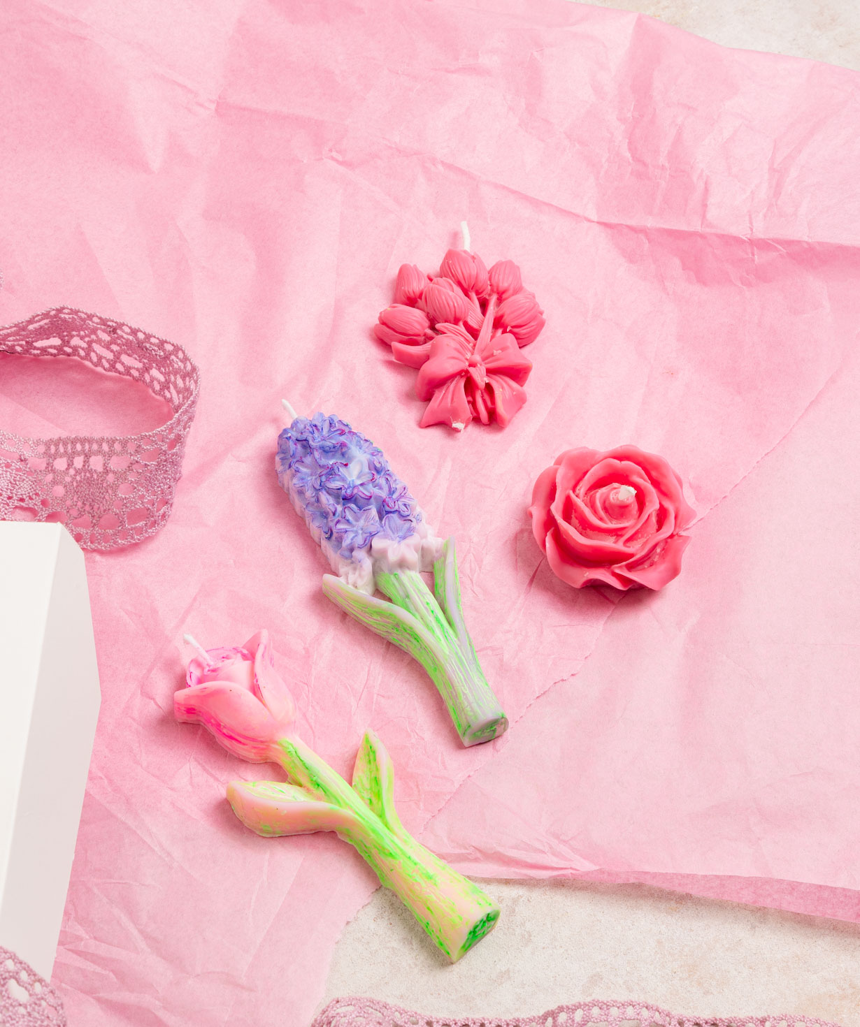 Candle set «Flowers Collection»