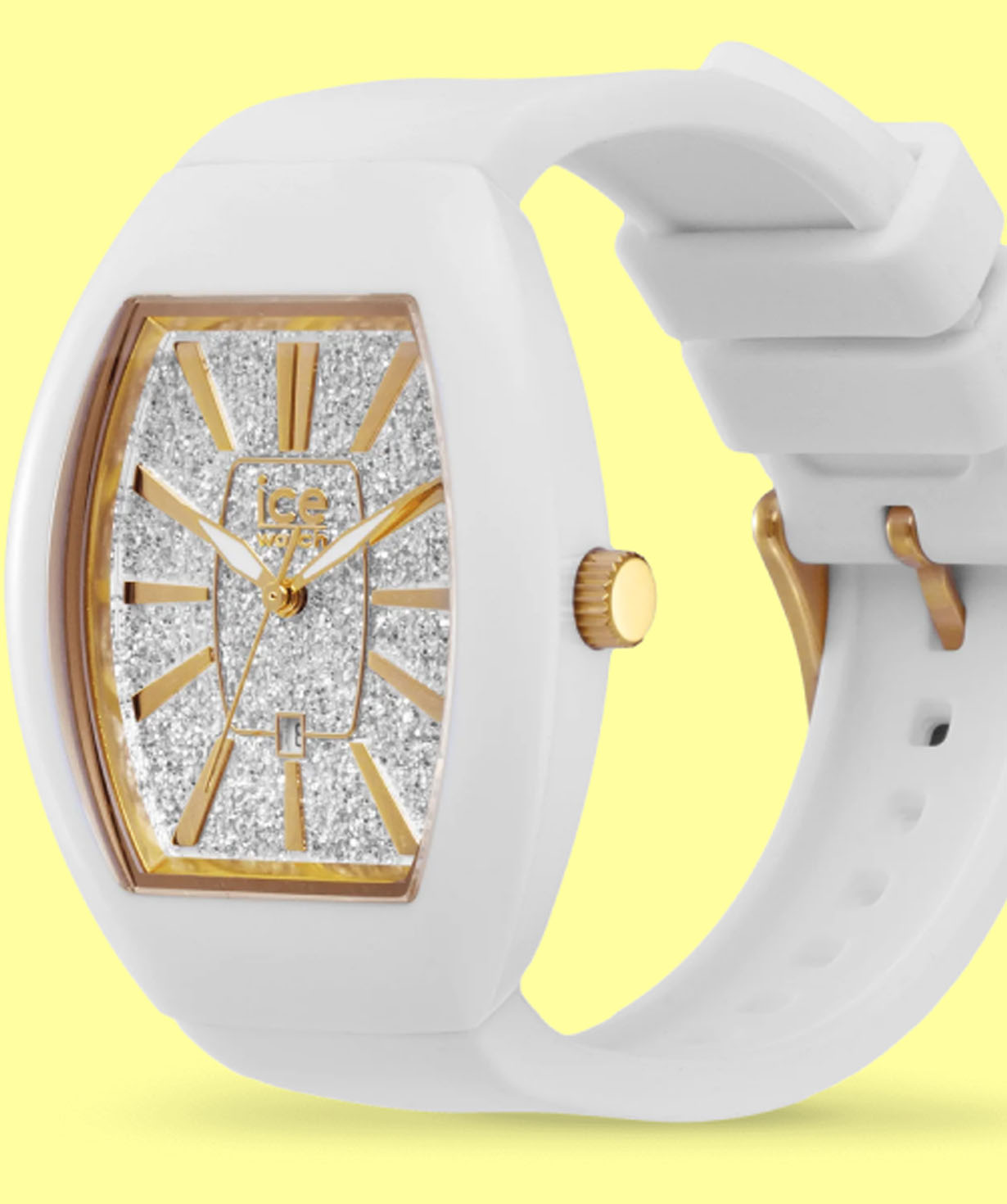 Часы «Ice-Watch»  ICE BOLIDAY, White Glitter Gold