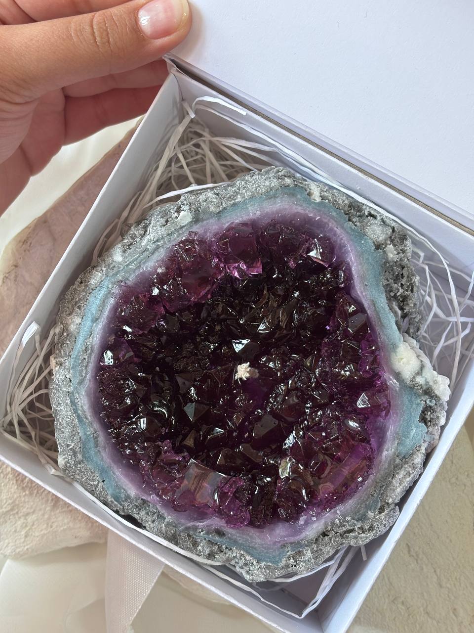 Candle `Light Your Home` Amethyst №3038