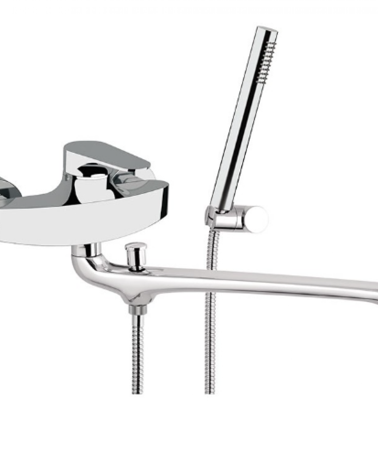 DANIEL OM624 OMEGA BATH/BASIN MIXER 30CM WITH DUPLEX SHOWER CHROME