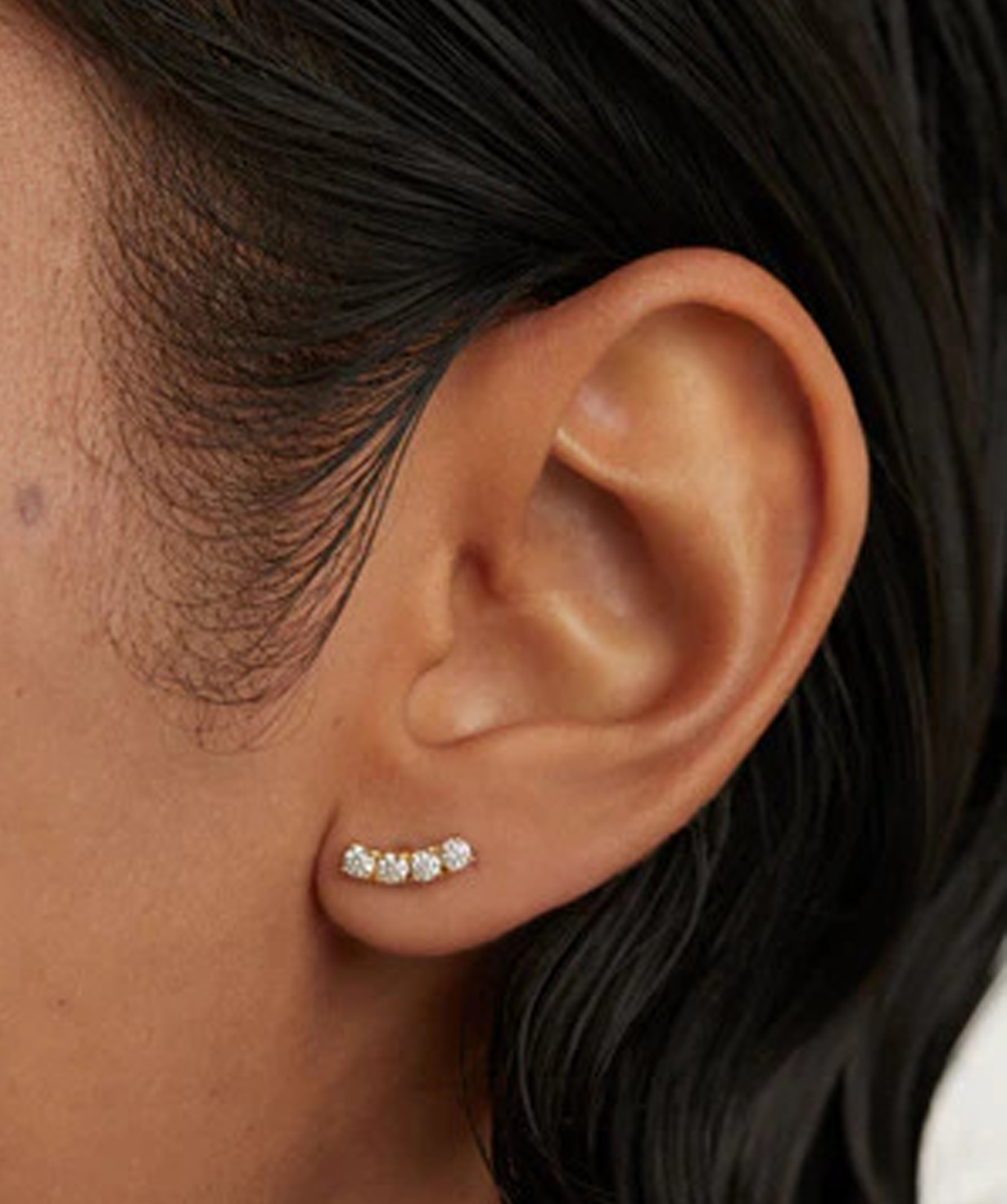 Silver single earring «PDPAOLA» PG01-749-U